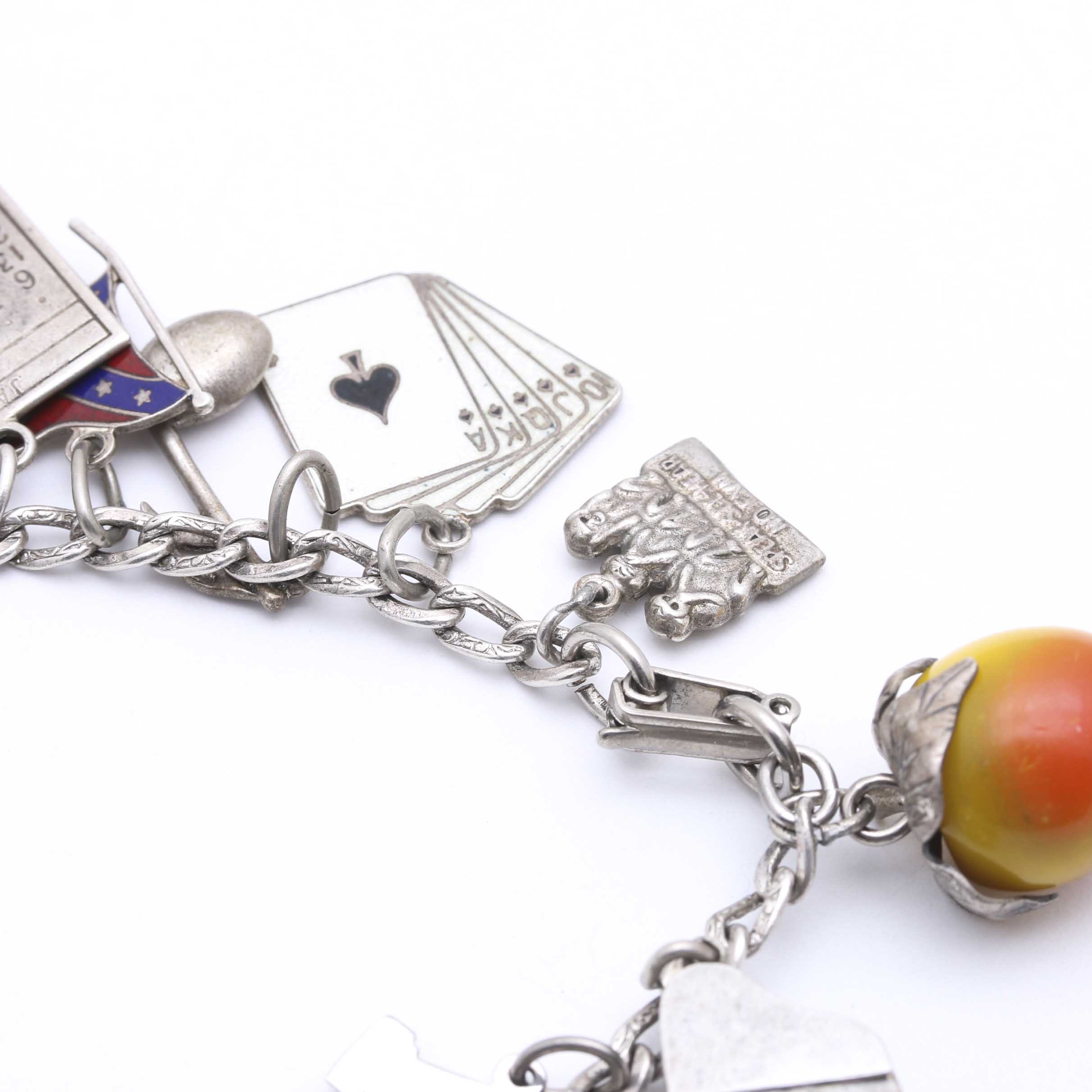 Sterling Silver Charm Bracelet