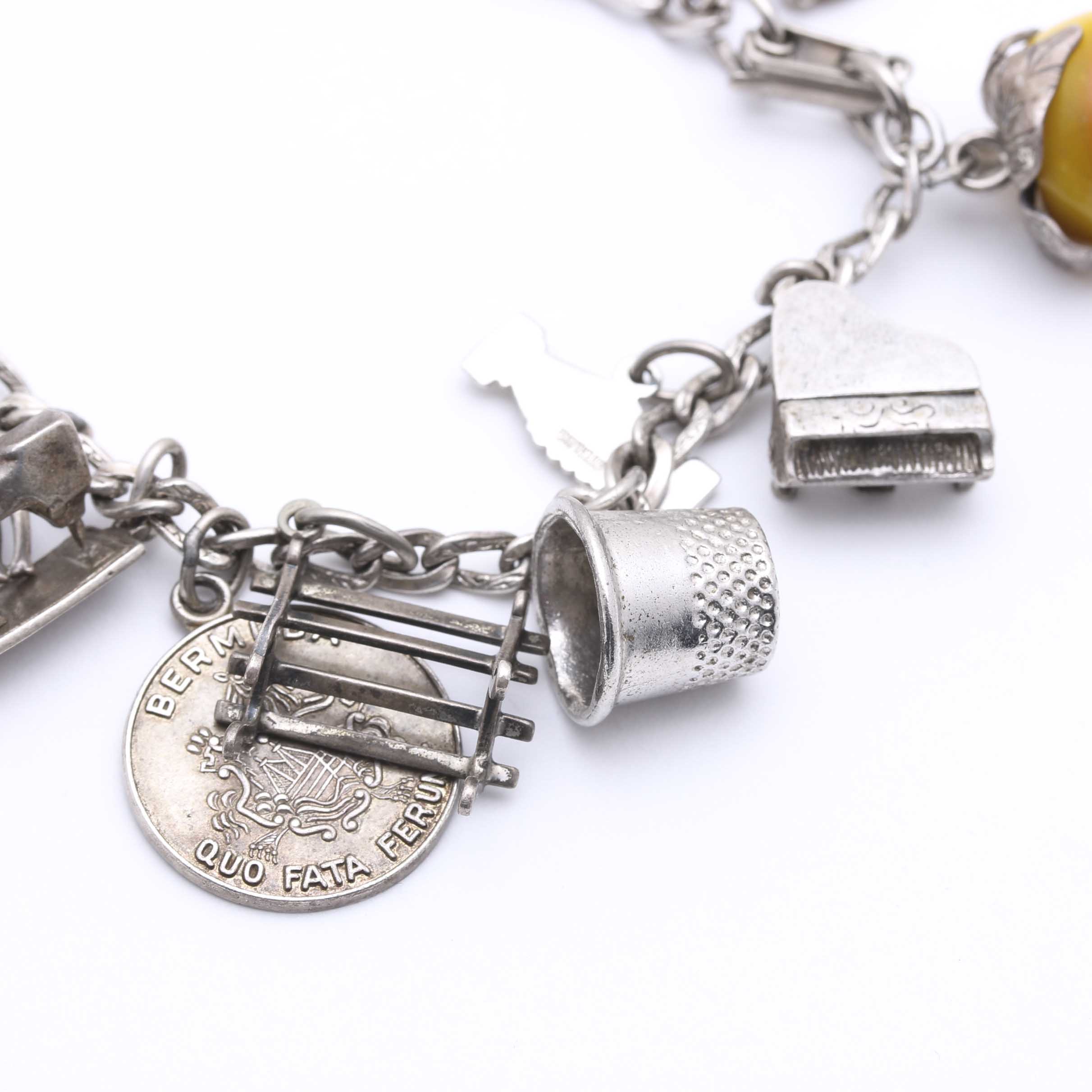 Sterling Silver Charm Bracelet