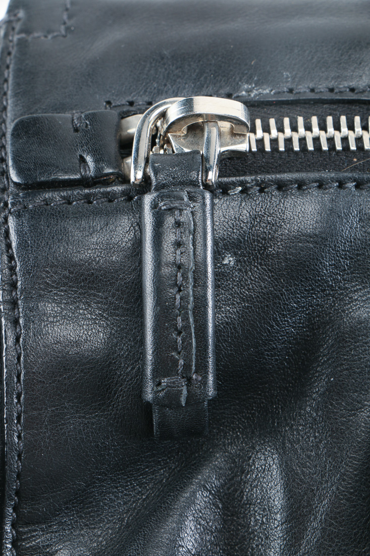 Black Leather Prada Bag