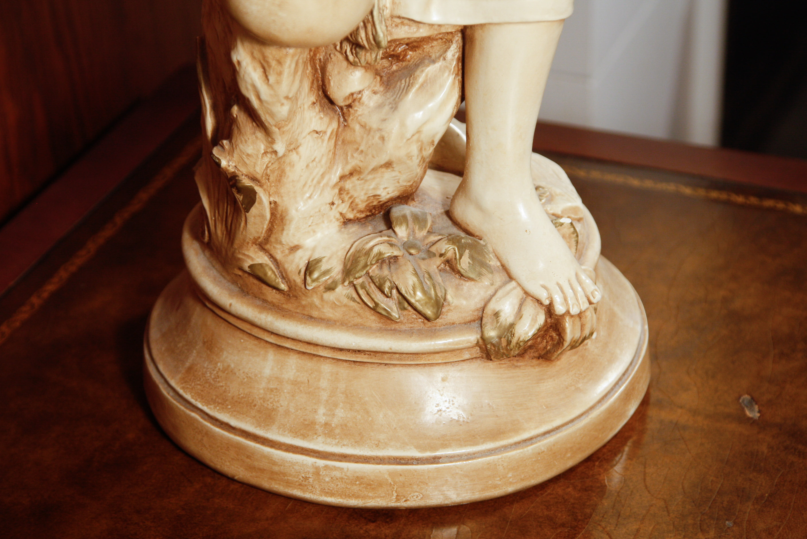 Marwal Ind Inc. Chalkware Sculpture After Moreau