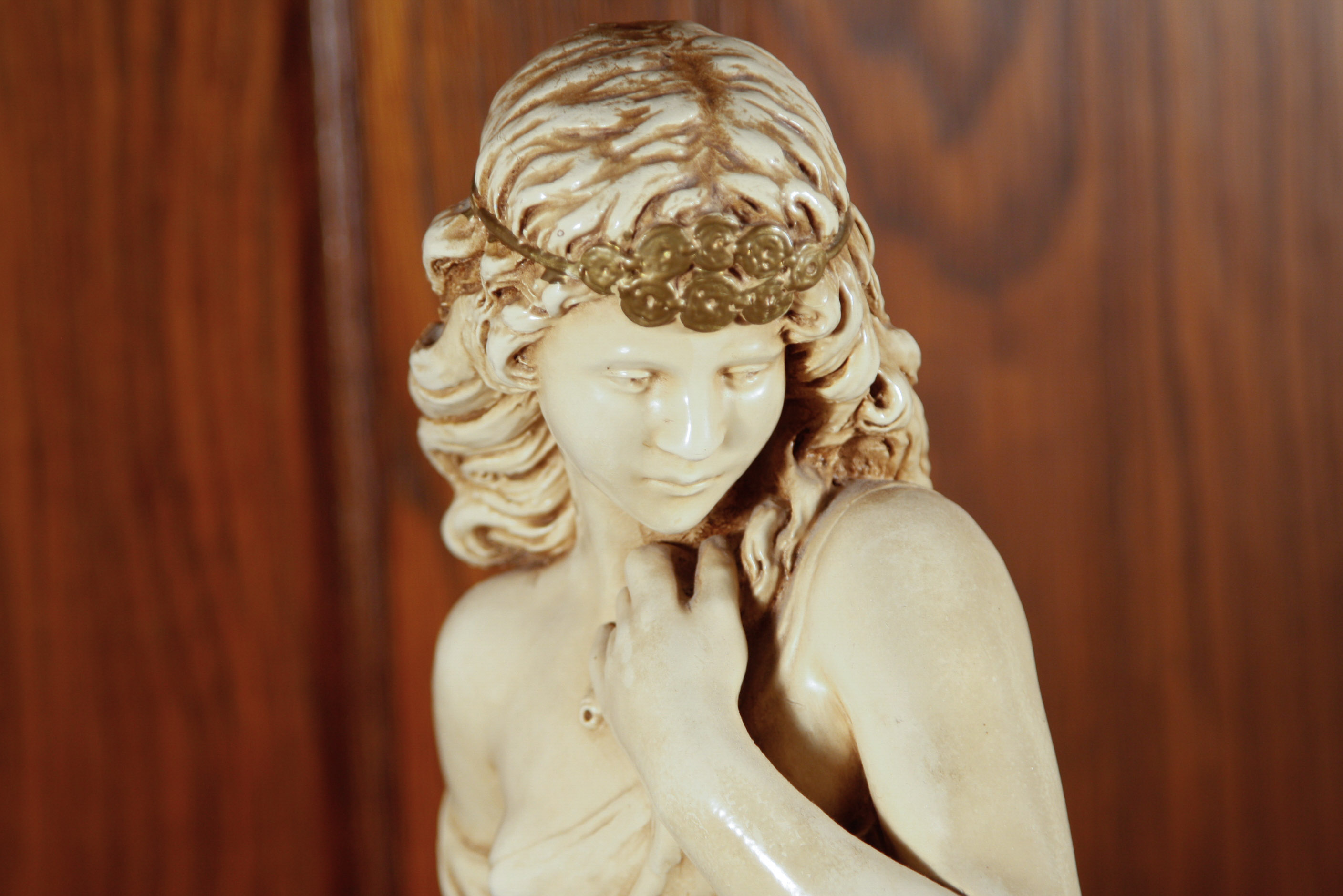 Marwal Ind Inc. Chalkware Sculpture After Moreau