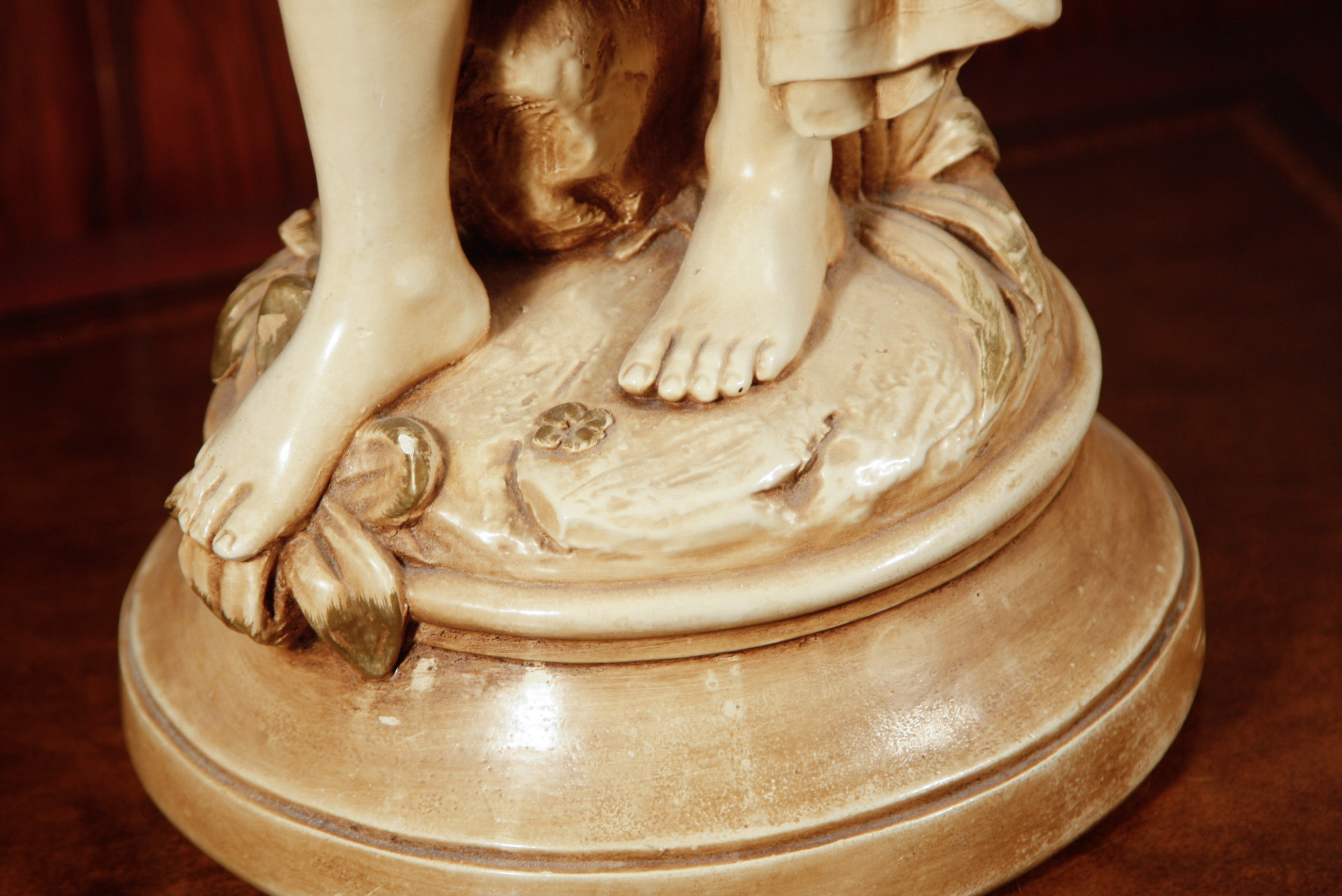 Marwal Ind Inc. Chalkware Sculpture After Moreau