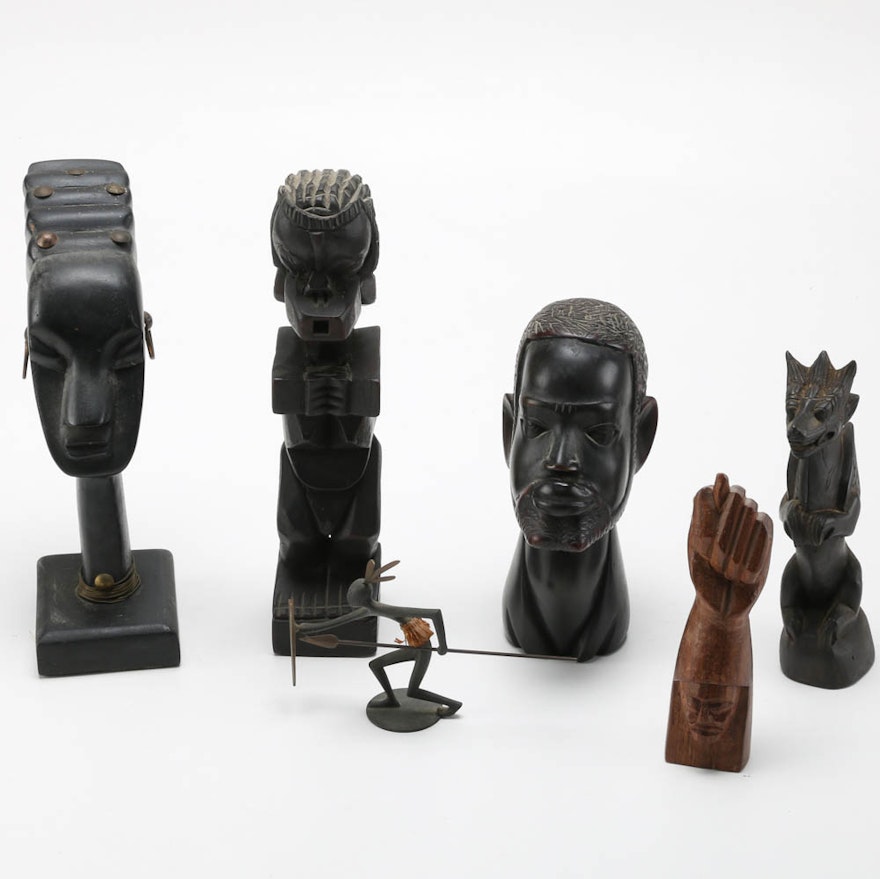 Hand Carved African Figurines