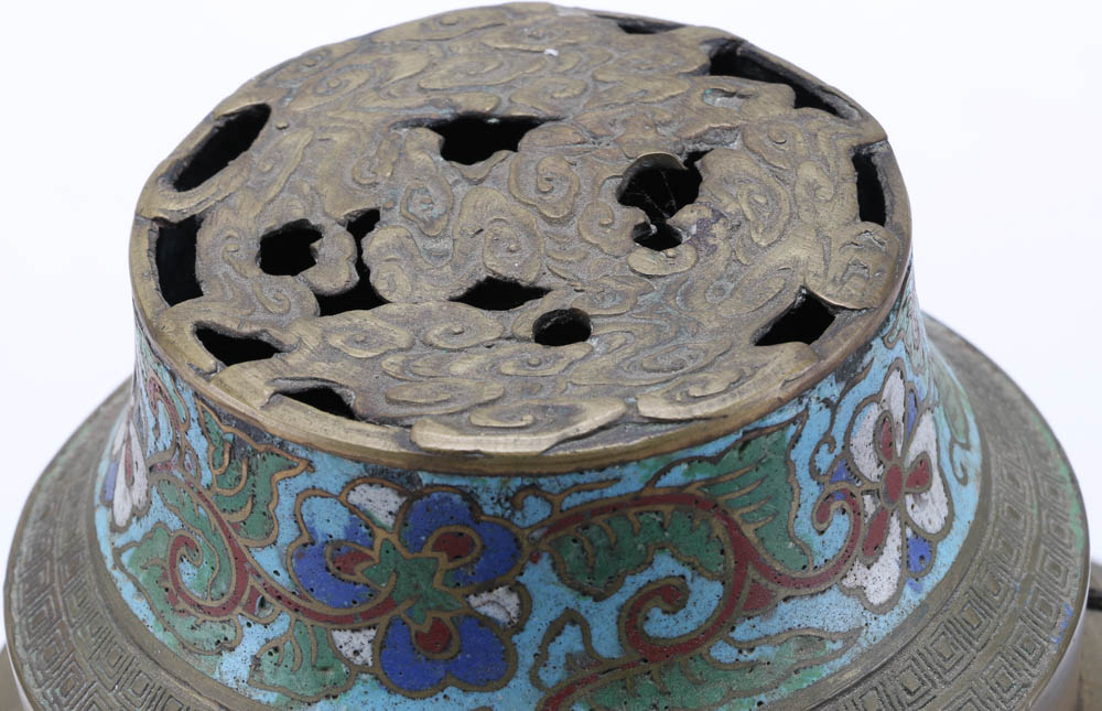Chinese Cloisonné Incense Burner