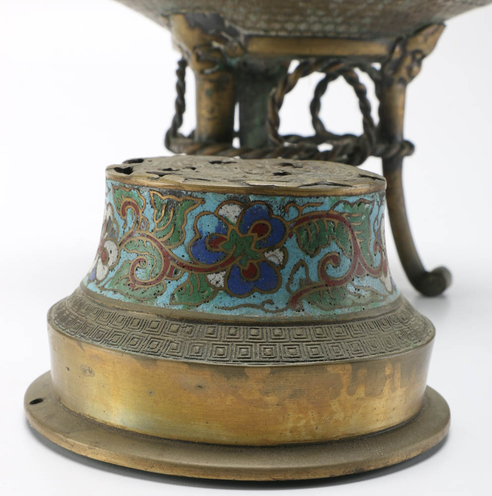 Chinese Cloisonné Incense Burner