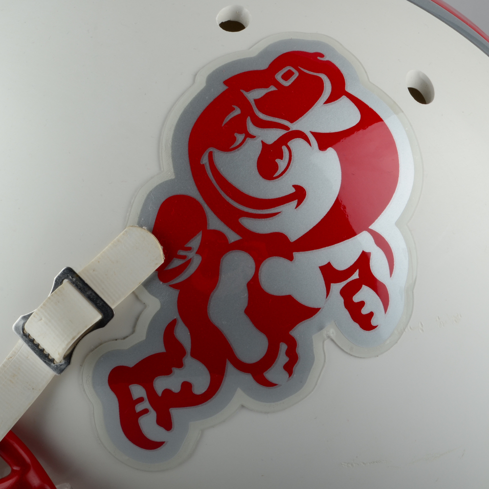 Ohio State Vintage Style Brutus Buckeye Football Team Issued Helmet