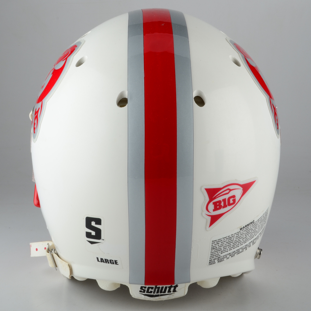 Ohio State Vintage Style Brutus Buckeye Football Team Issued Helmet