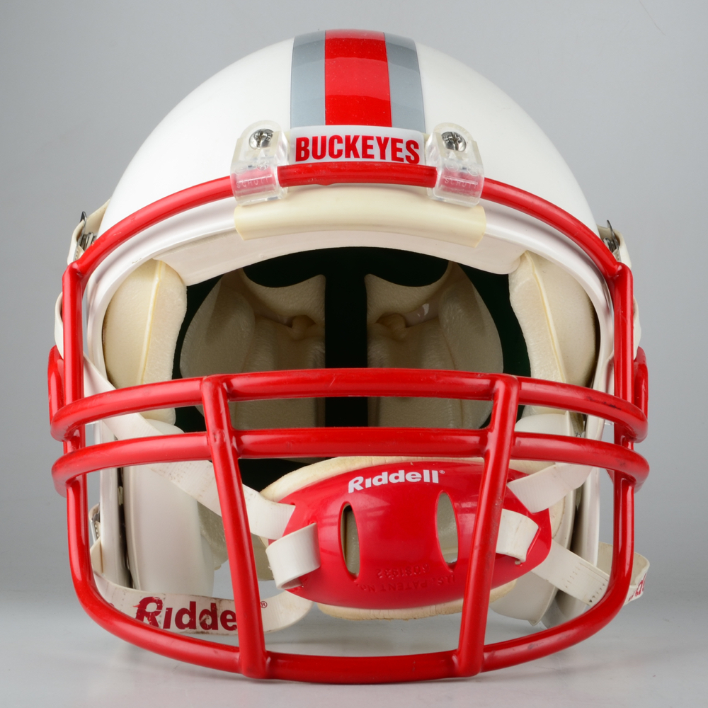 Ohio State Vintage Style Brutus Buckeye Football Team Issued Helmet