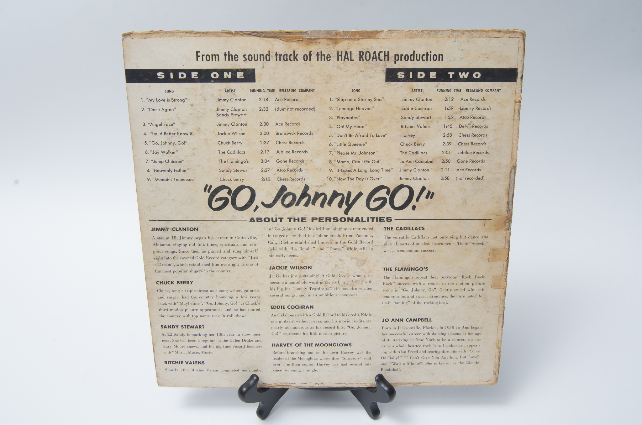 Vintage "Go, Johnny Go!" Vinyl Album
