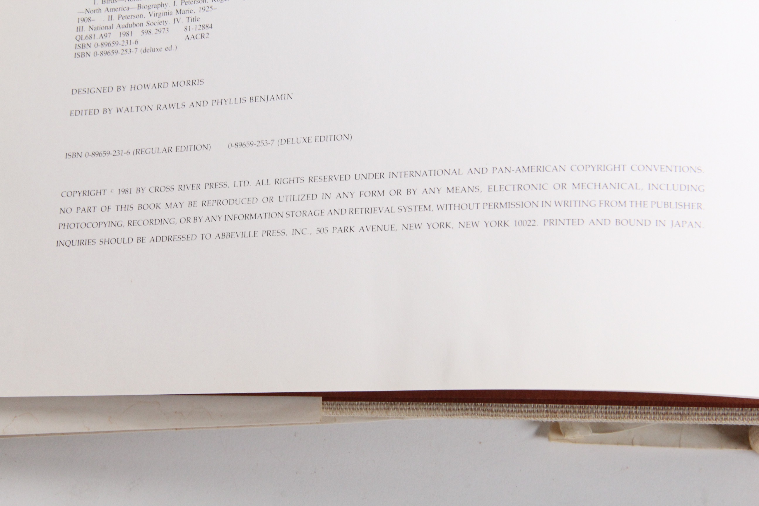 1981 Audubon Society Baby Elephant Folio