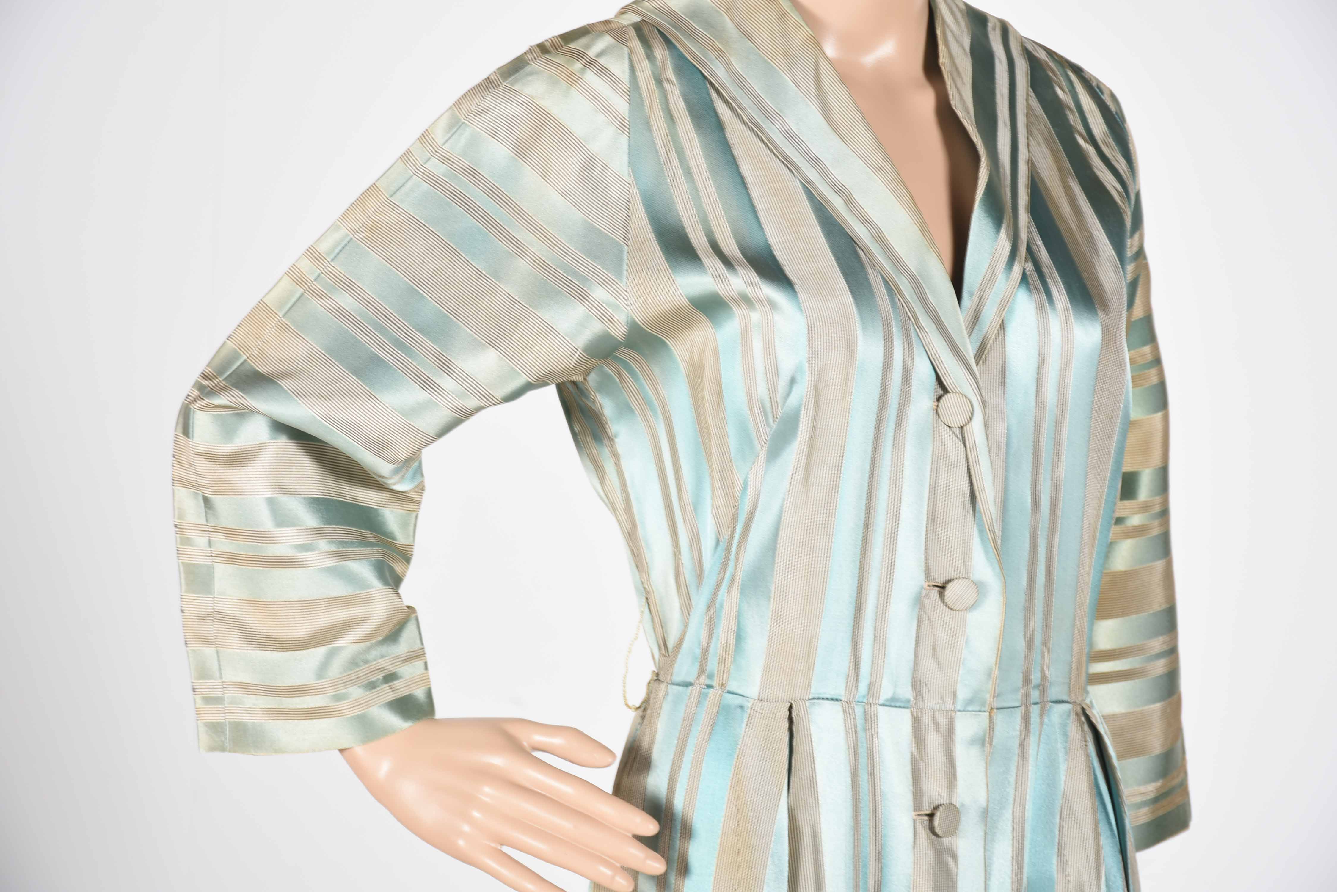 Vintage Saks Fifth Avenue Striped Dress