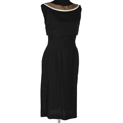 Vintage Black Sleeveless Dress Vintage Black Sleeveless Dress