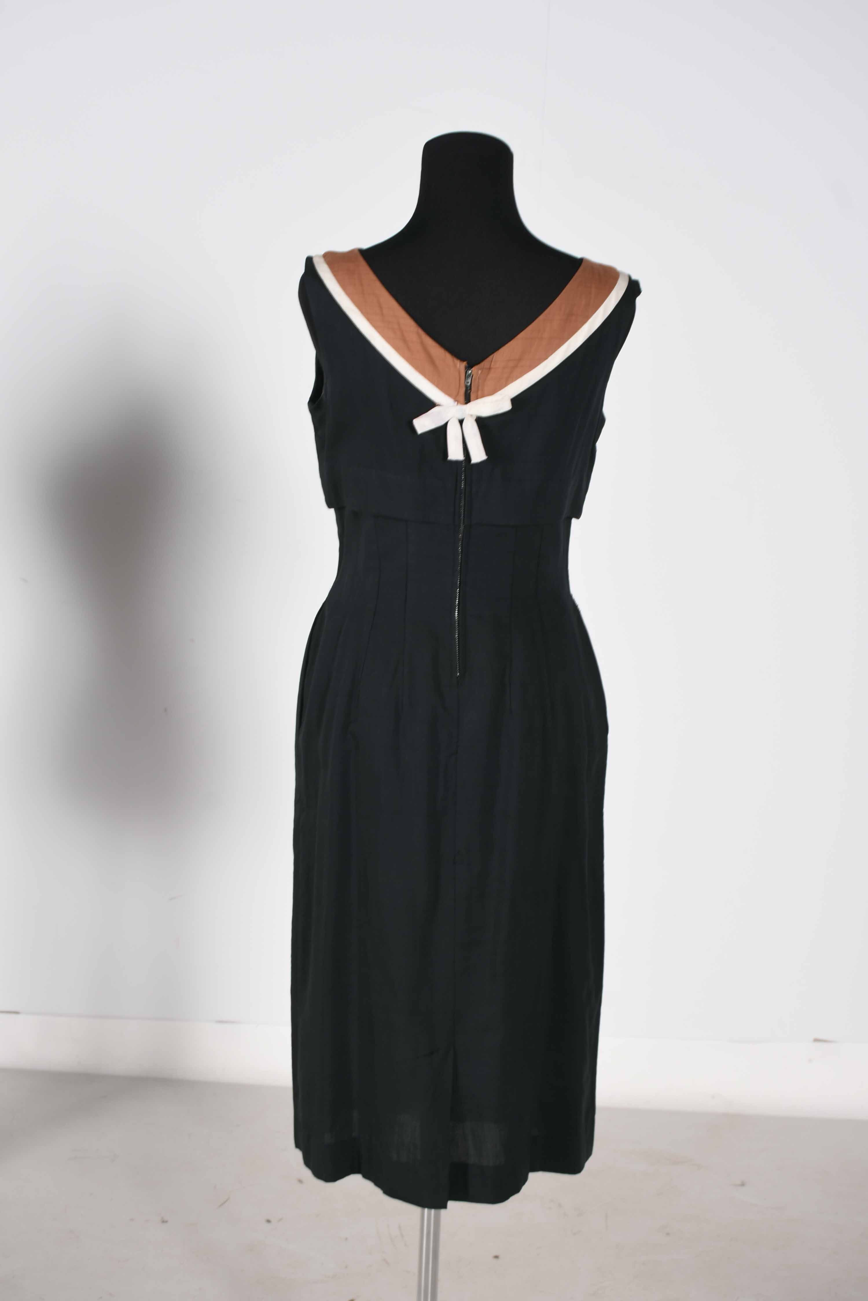 Vintage Black Sleeveless Dress