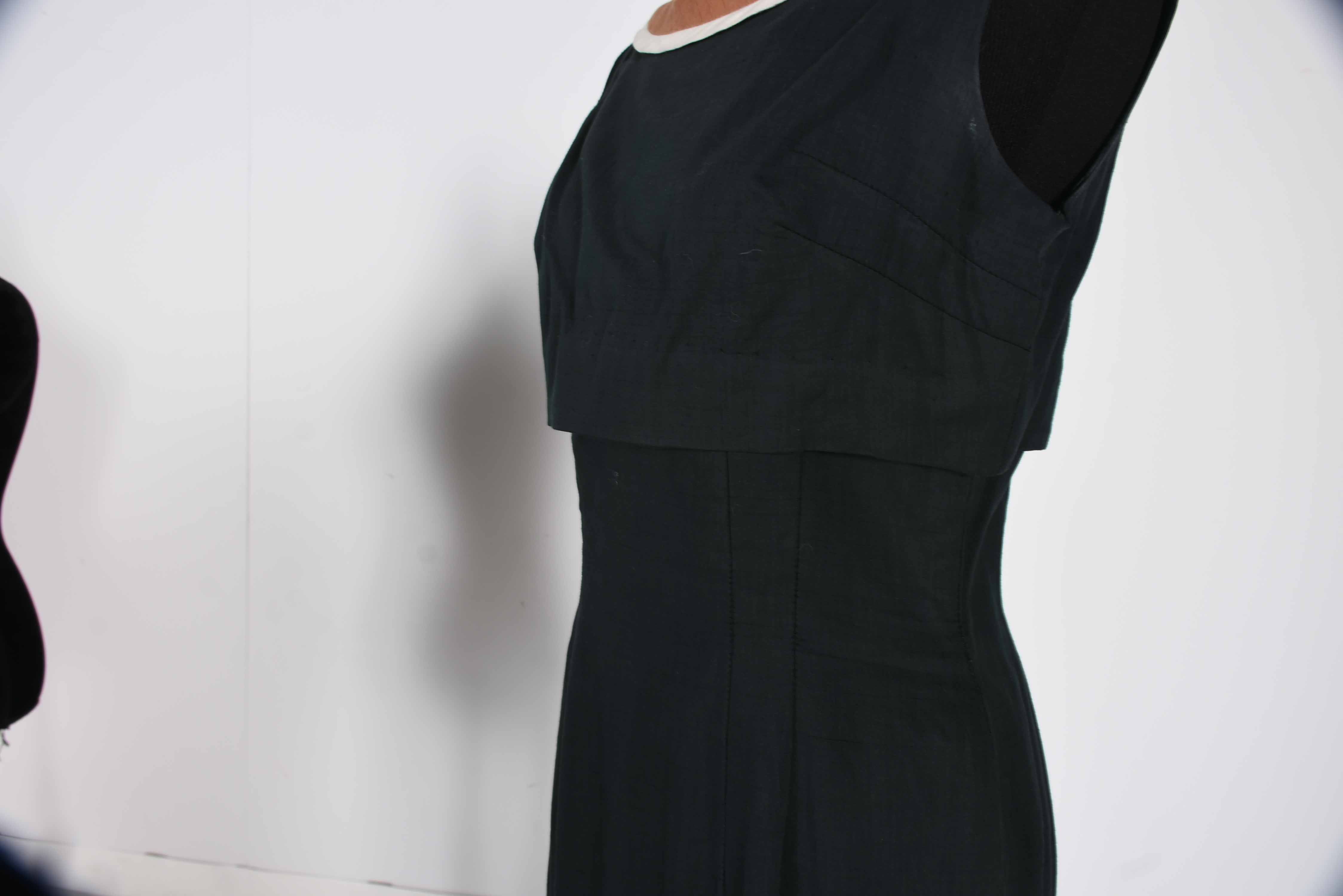 Vintage Black Sleeveless Dress
