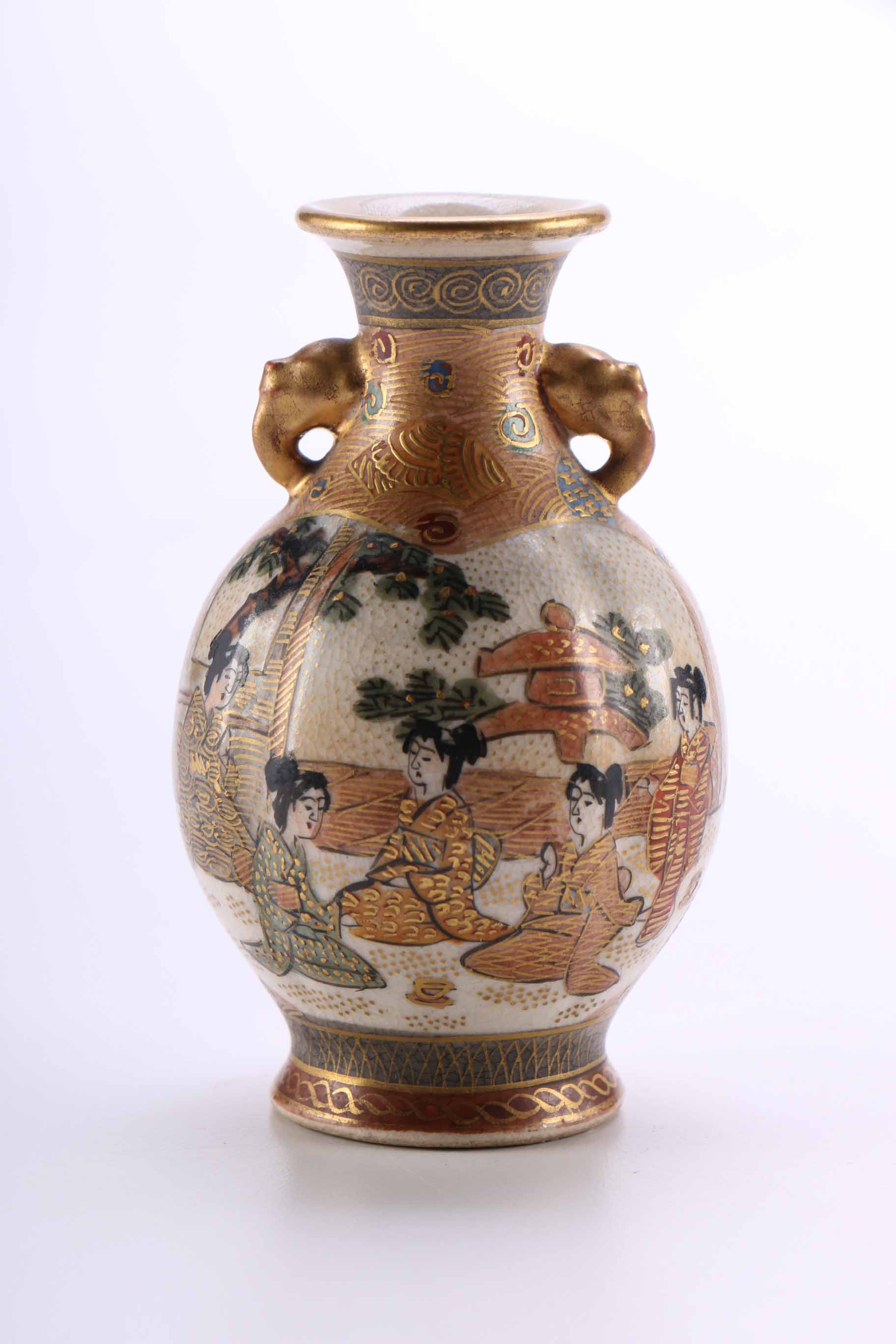 Collection of Fine Japanese Satsuma Stoneware