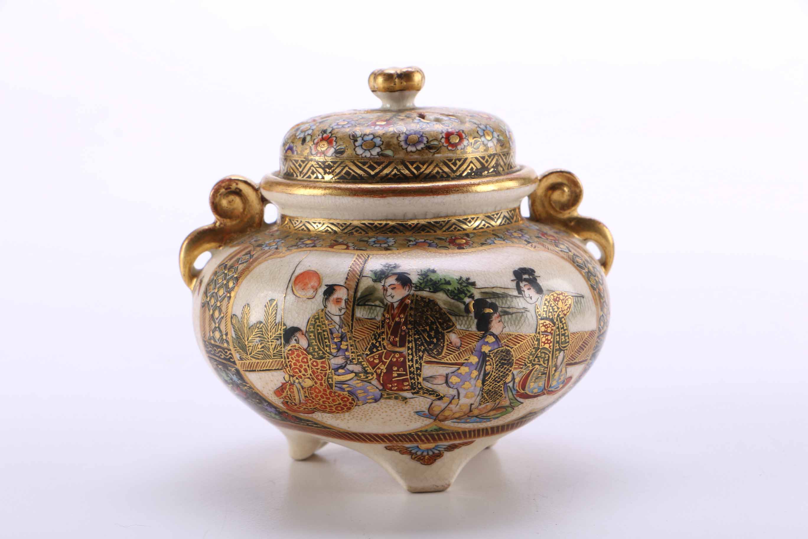 Collection of Fine Japanese Satsuma Stoneware