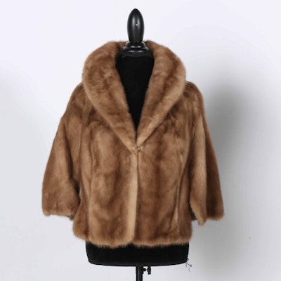 Vintage Mink Fur Cape Vintage Mink Fur Cape