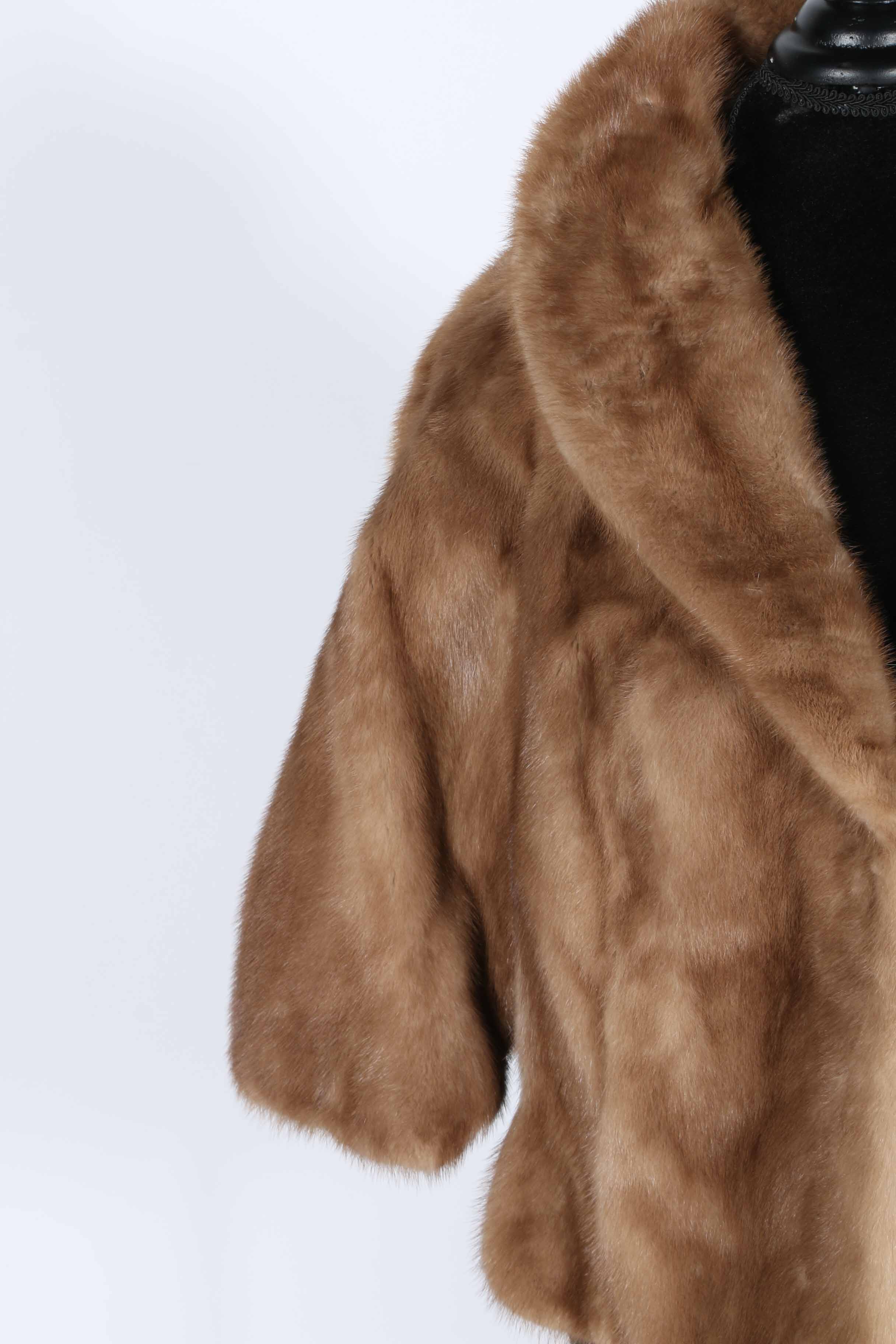 Vintage Mink Fur Cape