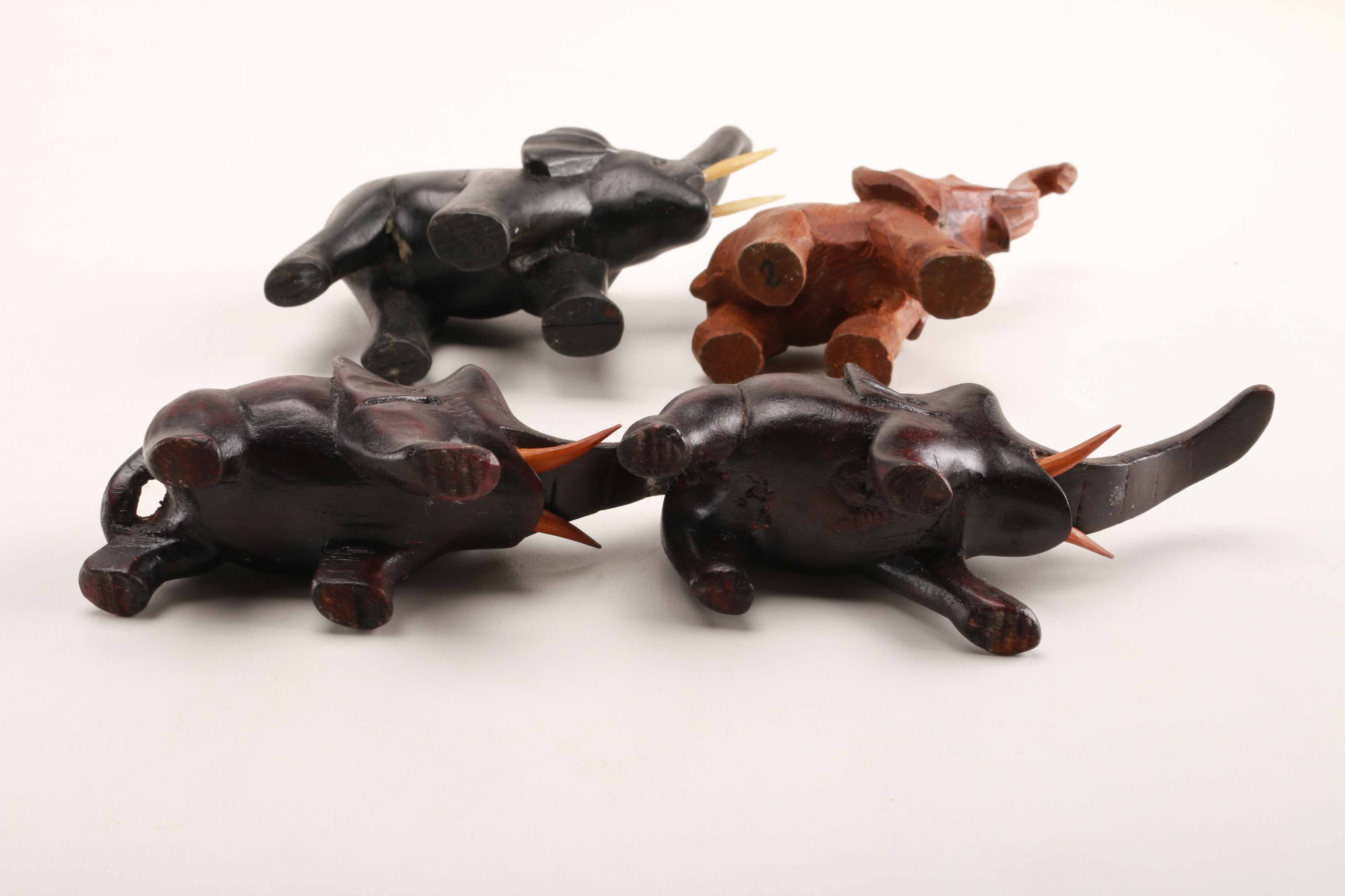 Variety of Elephant Figurines