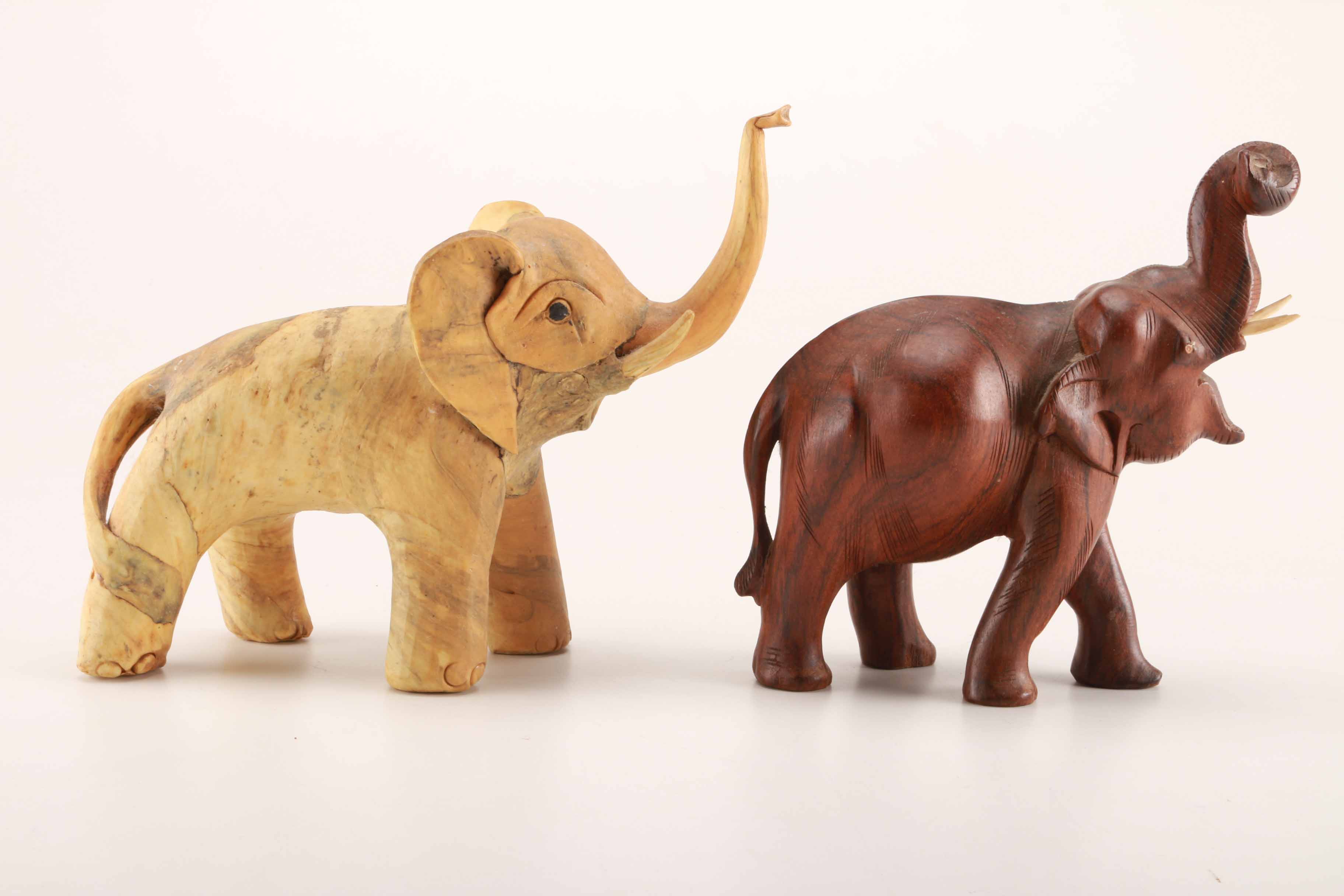 Variety of Elephant Figurines
