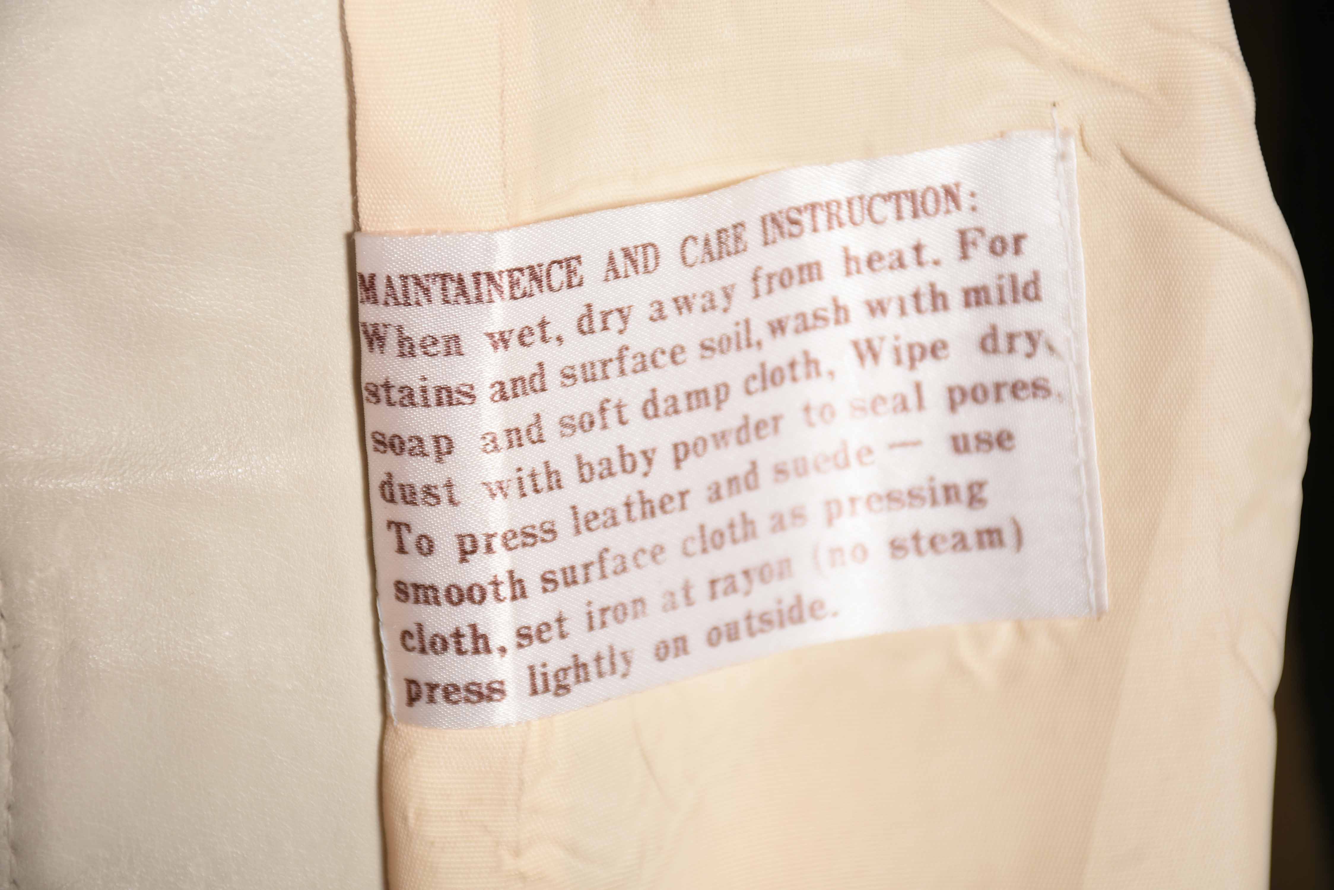 1970s Suburban Heritage Women's Leather Trench Coat