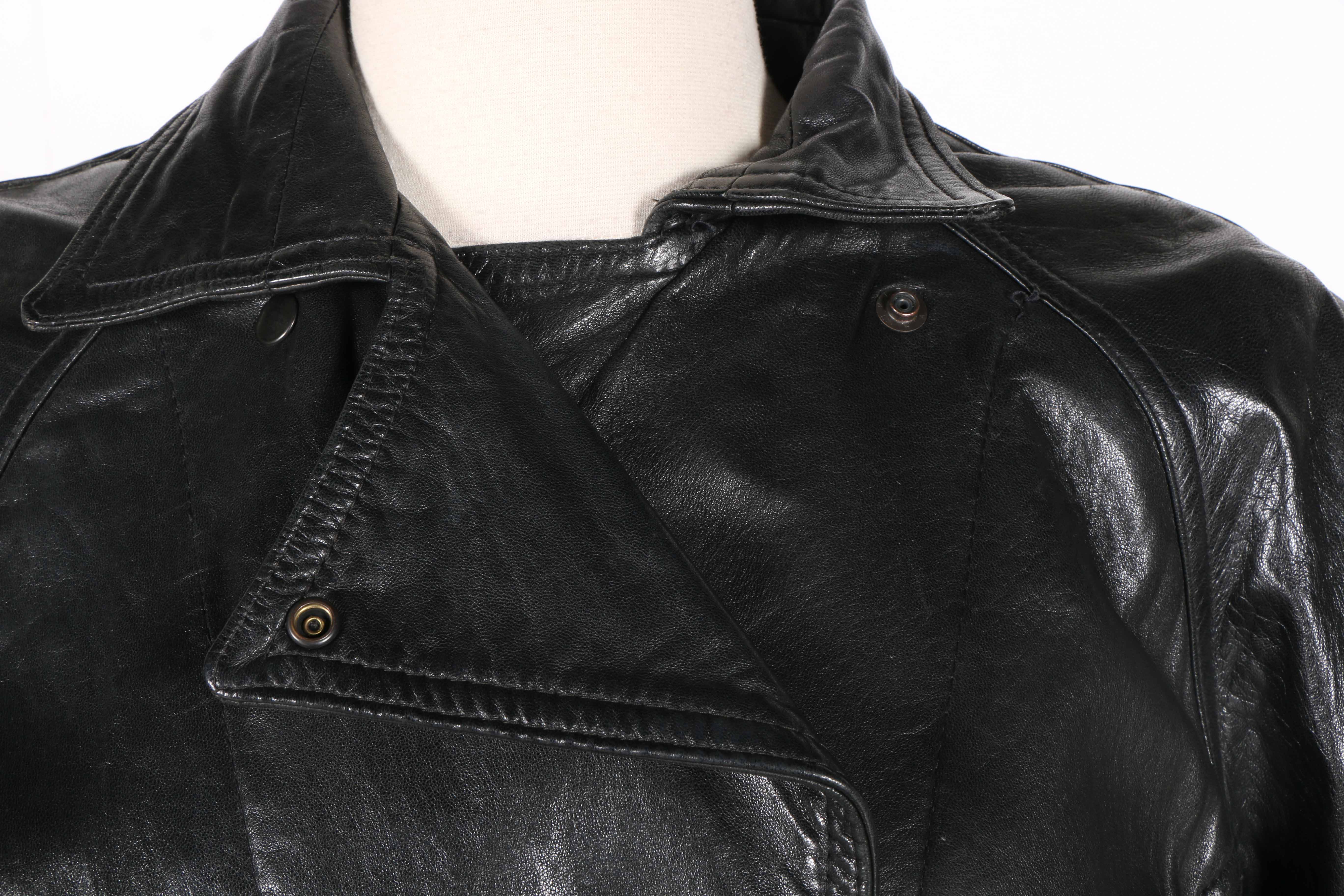 Neiman-Marcus Women's Black Leather Jacket