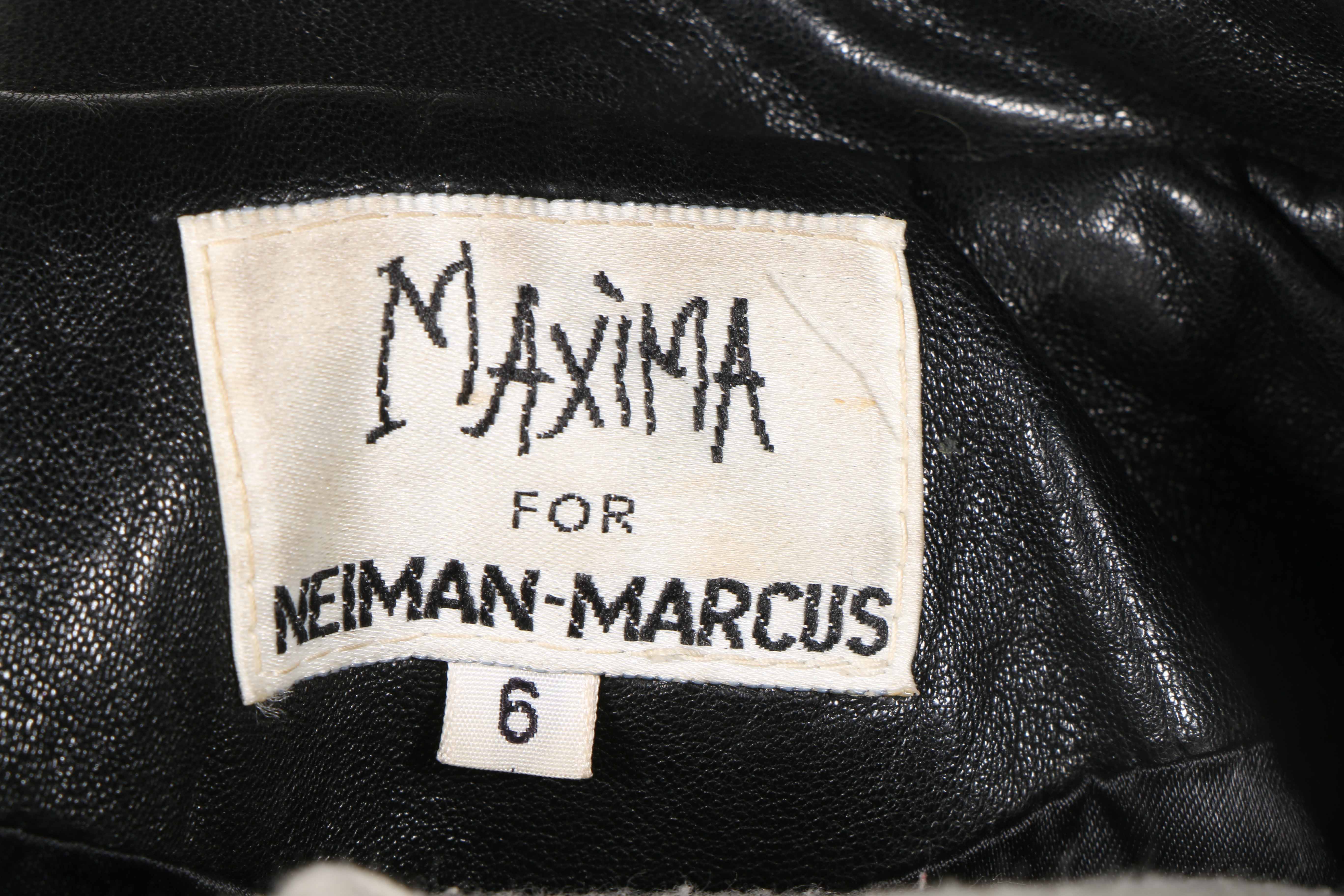 Neiman-Marcus Women's Black Leather Jacket