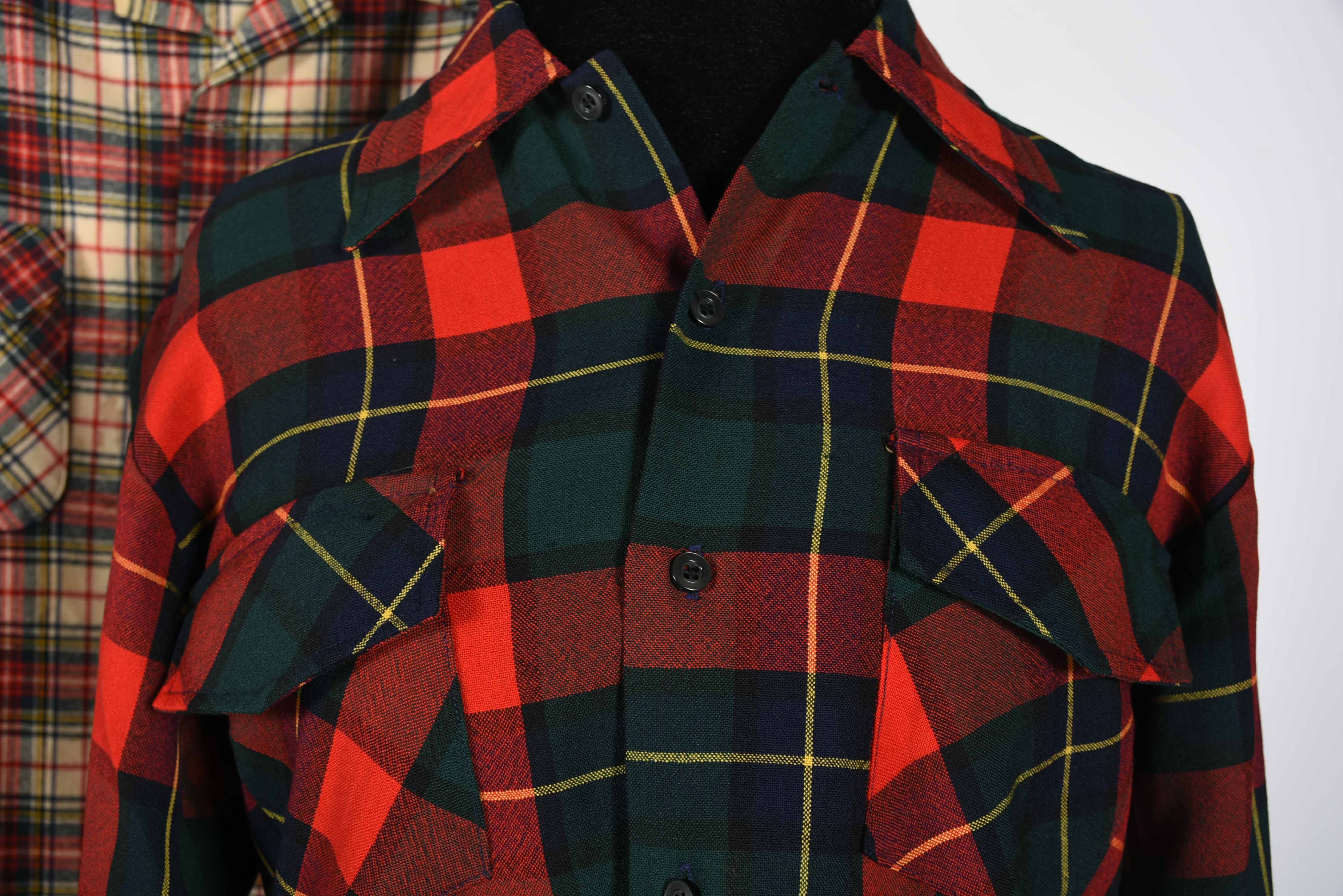 Vintage Pendleton and Hudson Bay Flannel Shirts