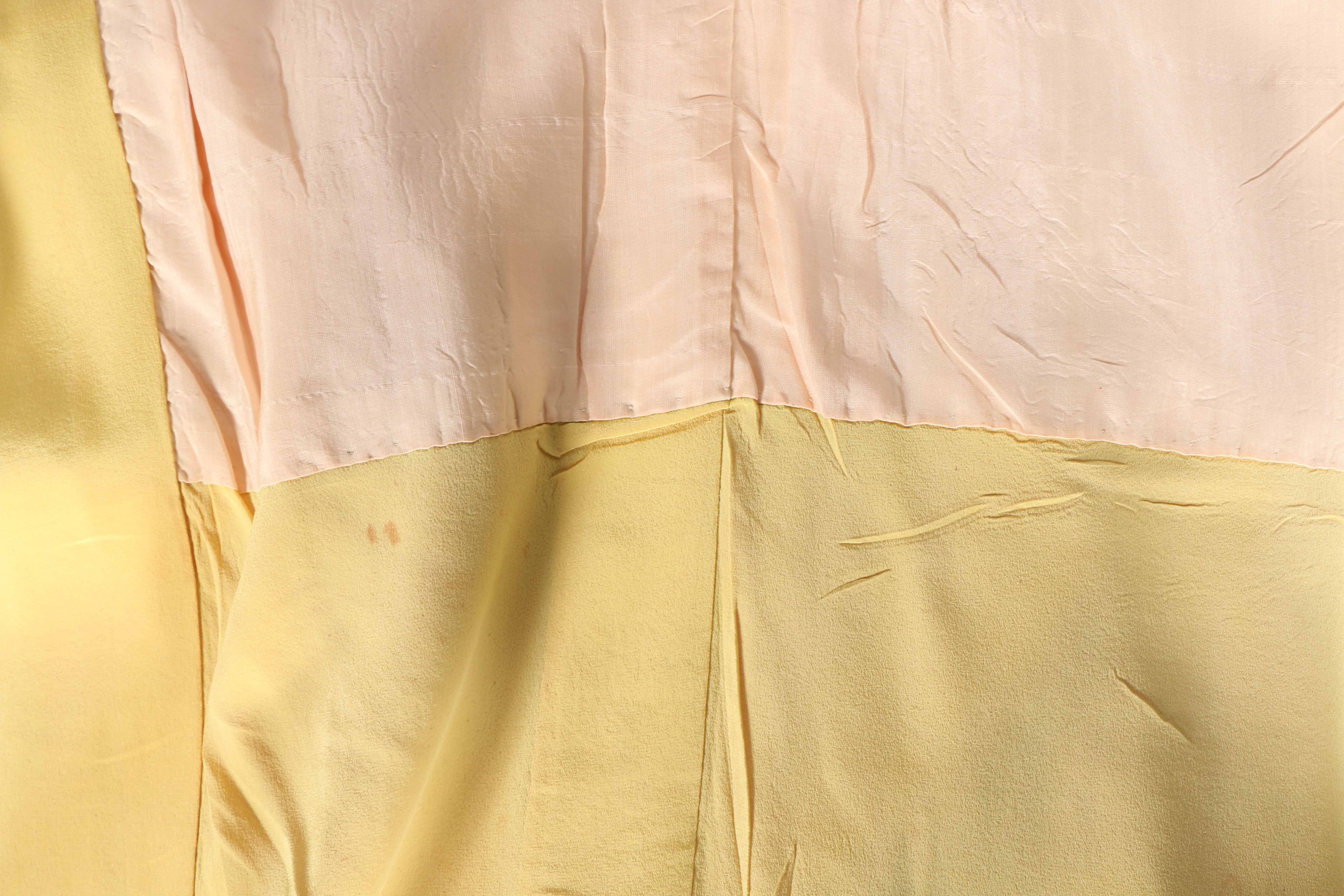 Red and Pink Block Patterned Komon Kimono