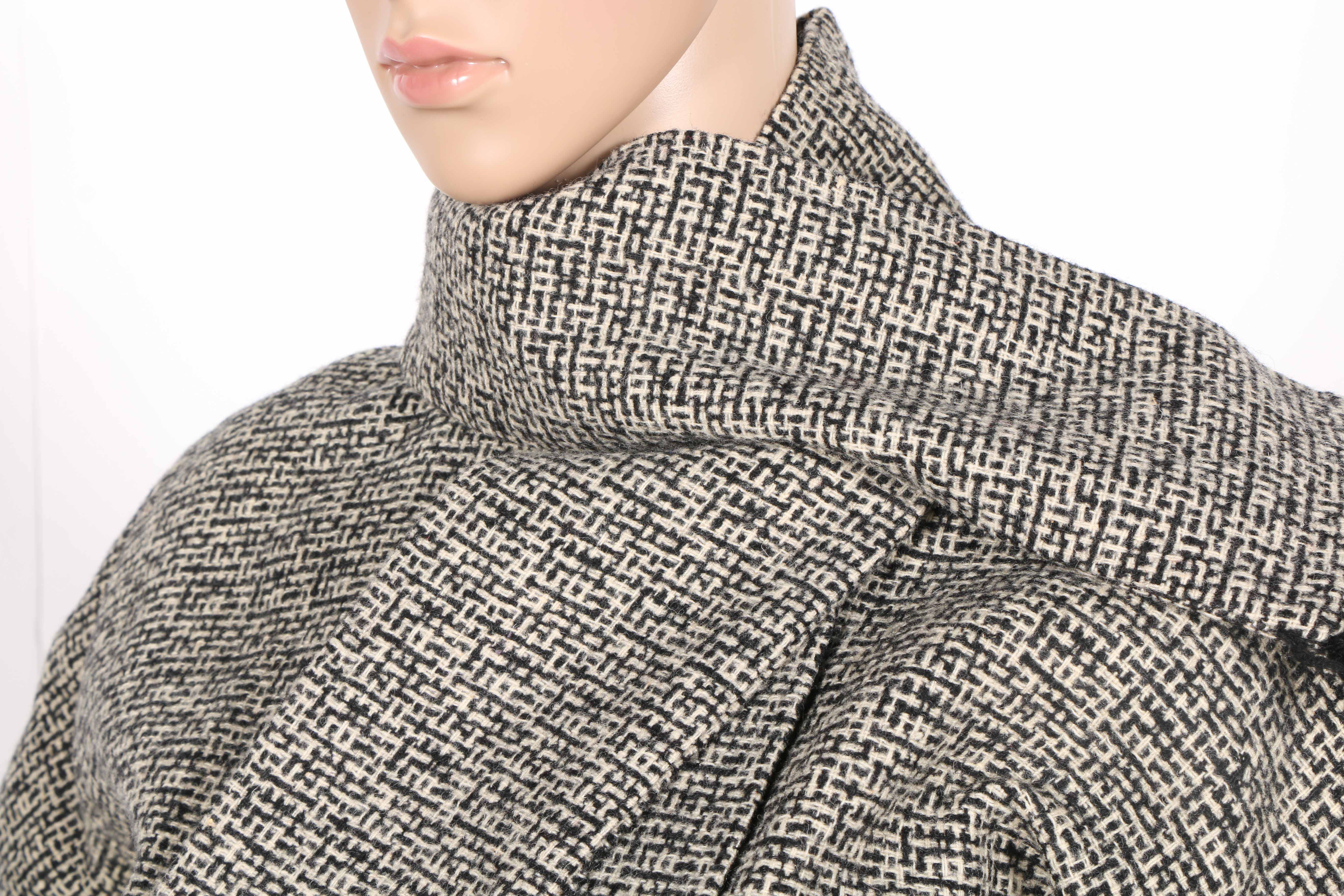 Phyllis Wool Suit with Skirt and Scarf