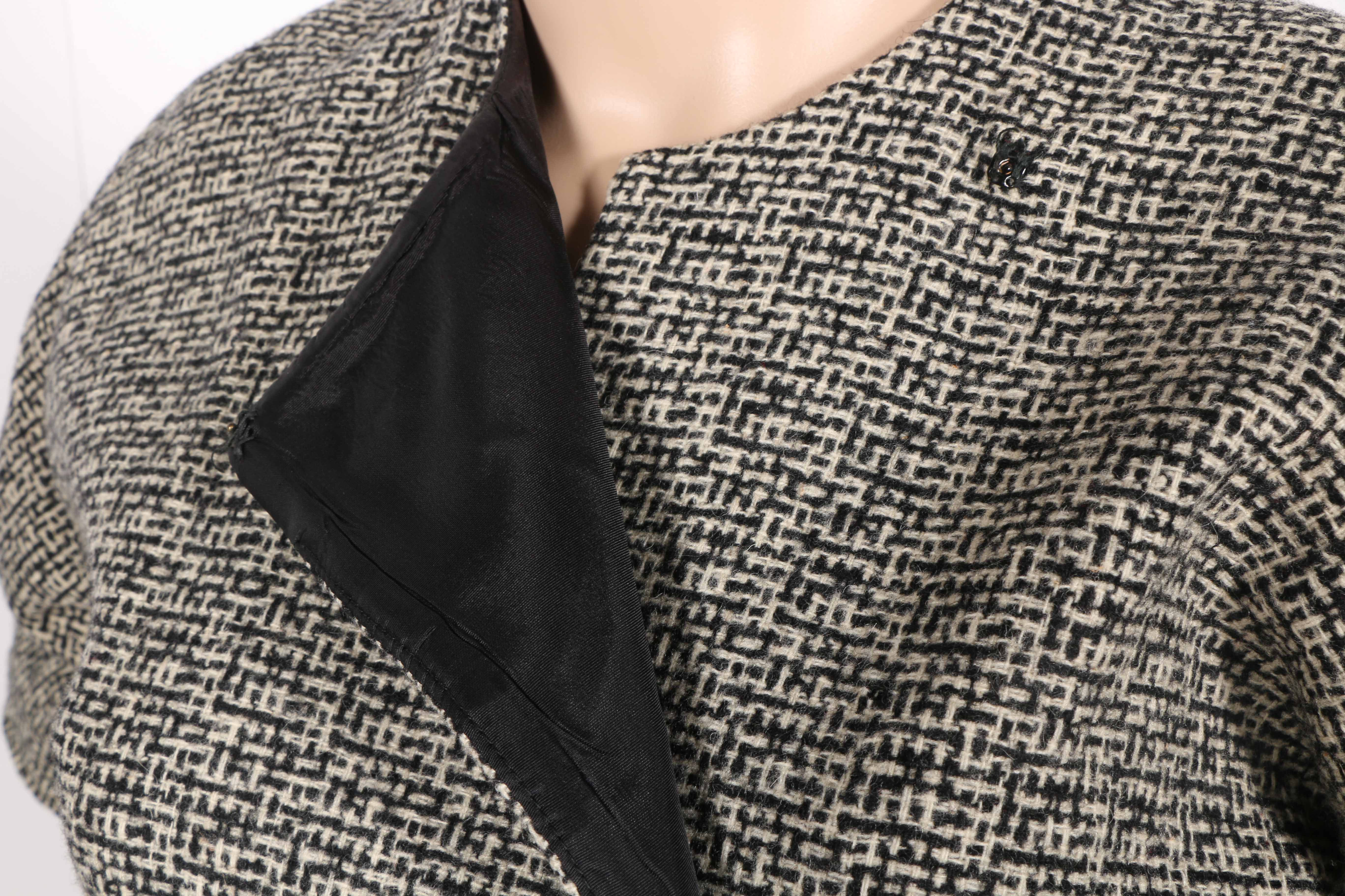 Phyllis Wool Suit with Skirt and Scarf