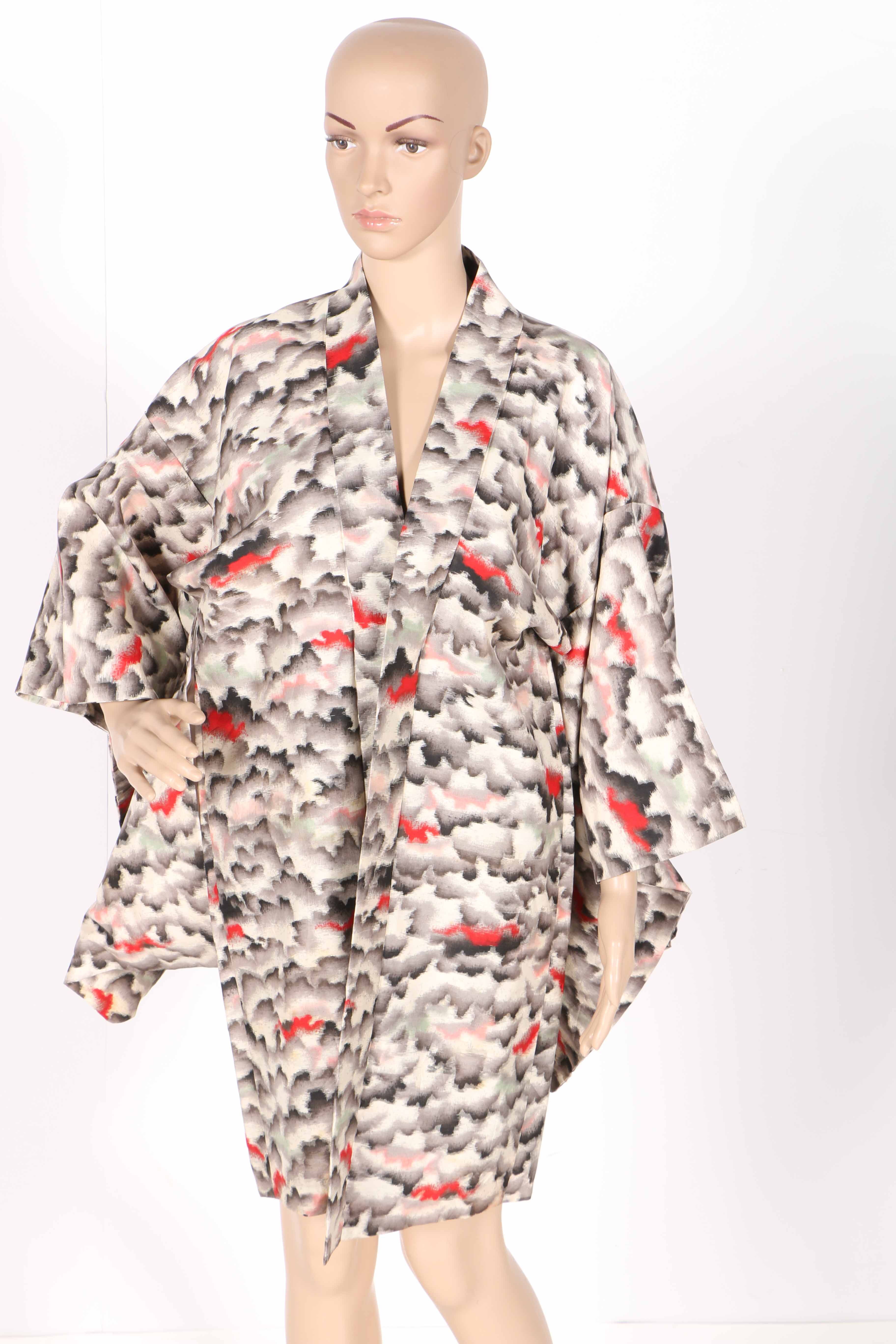 Multicolor Haori Jacket