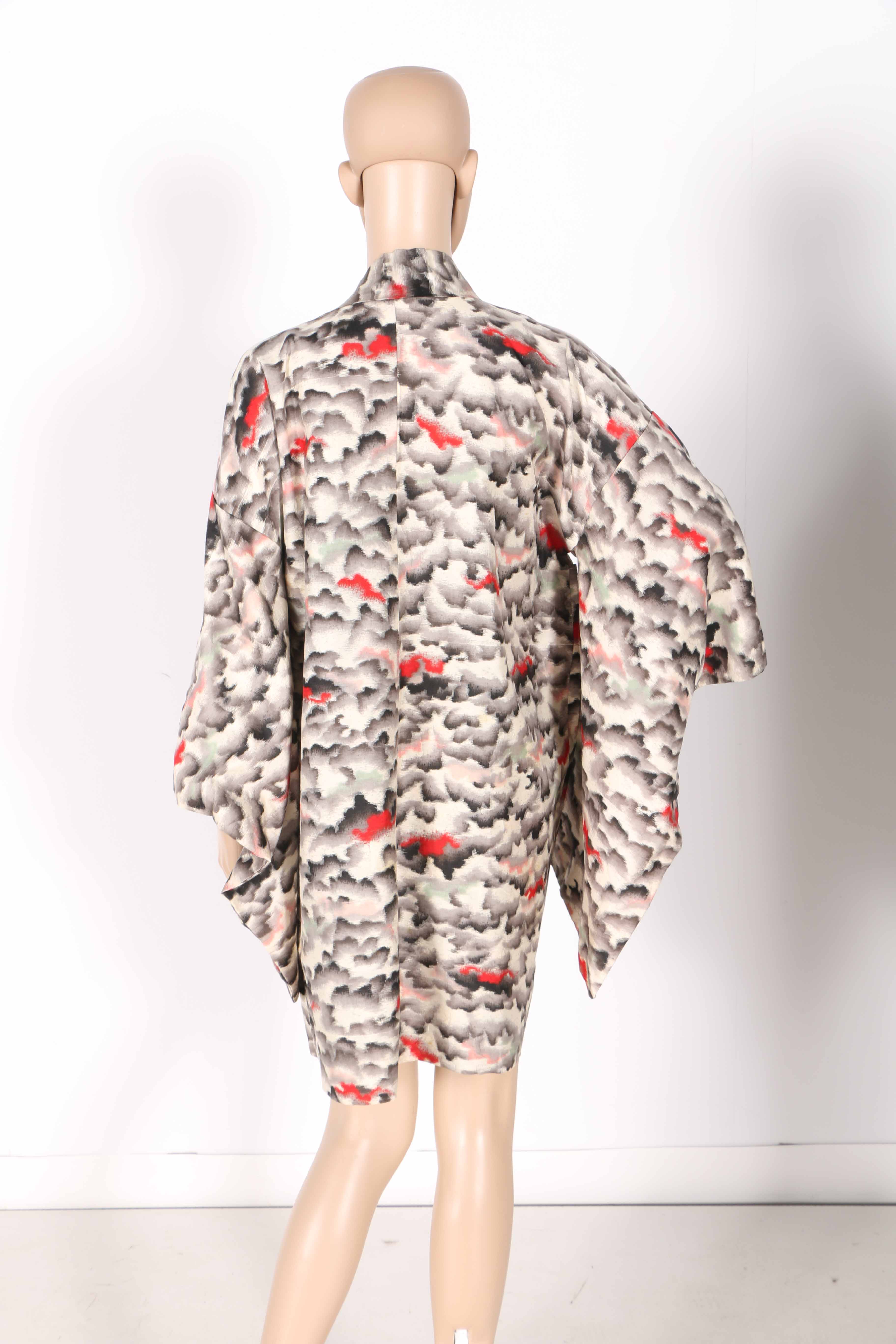 Multicolor Haori Jacket