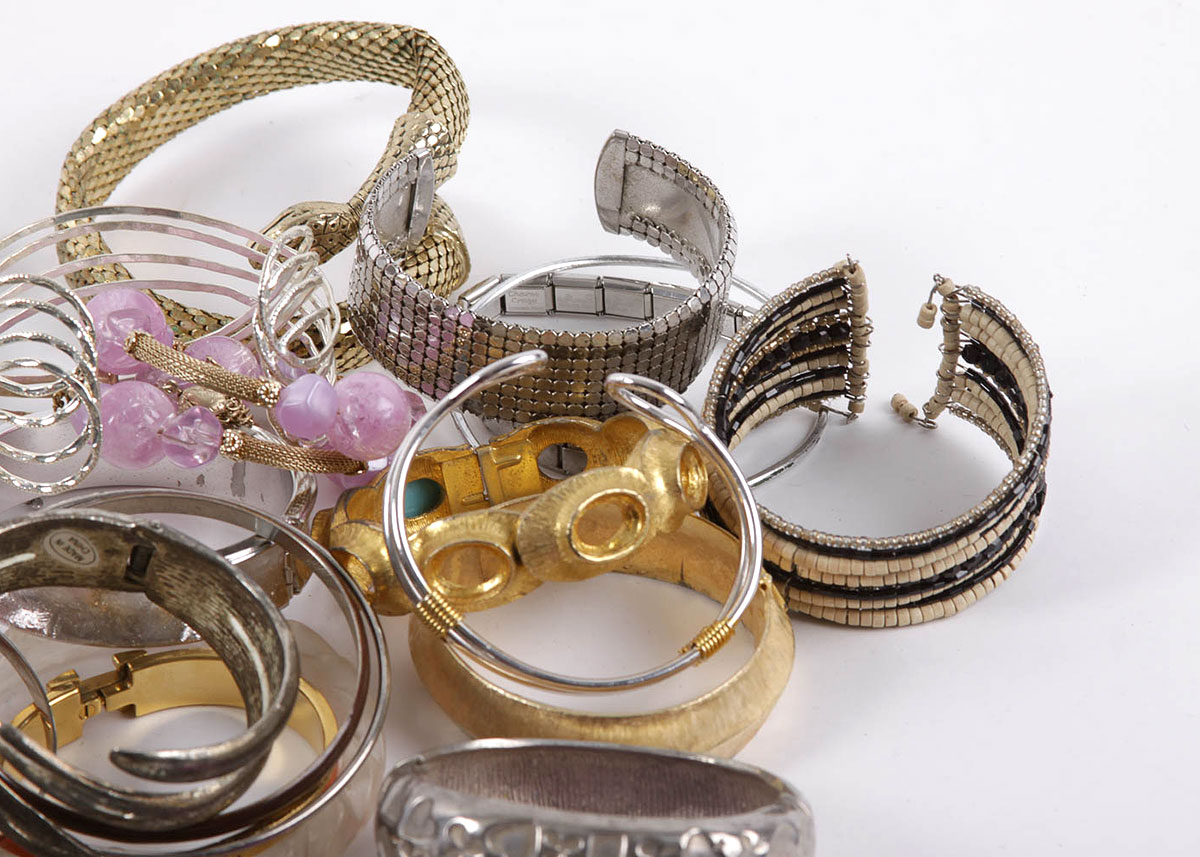 Assortment of Costume Jewelry Bracelets