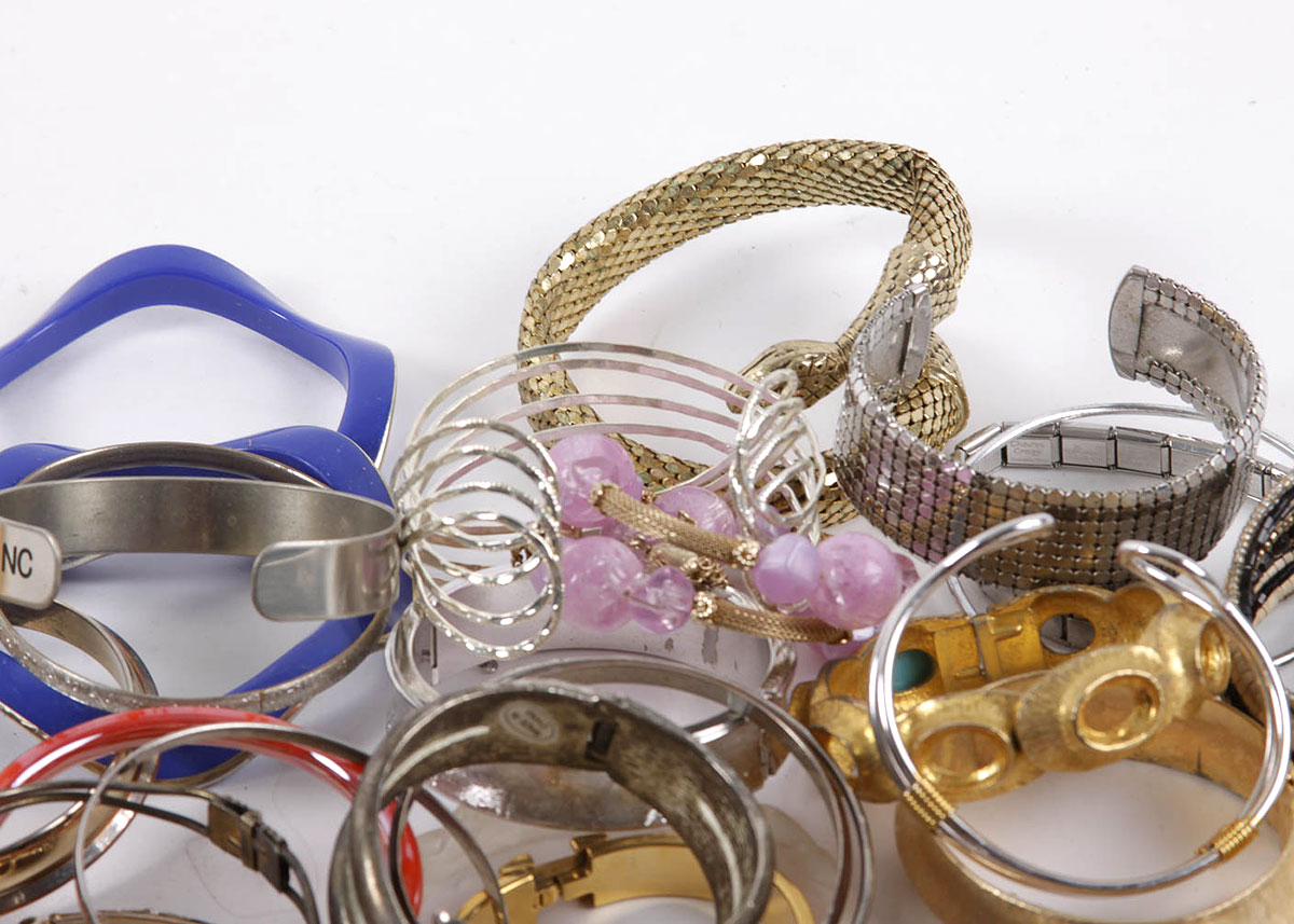 Assortment of Costume Jewelry Bracelets