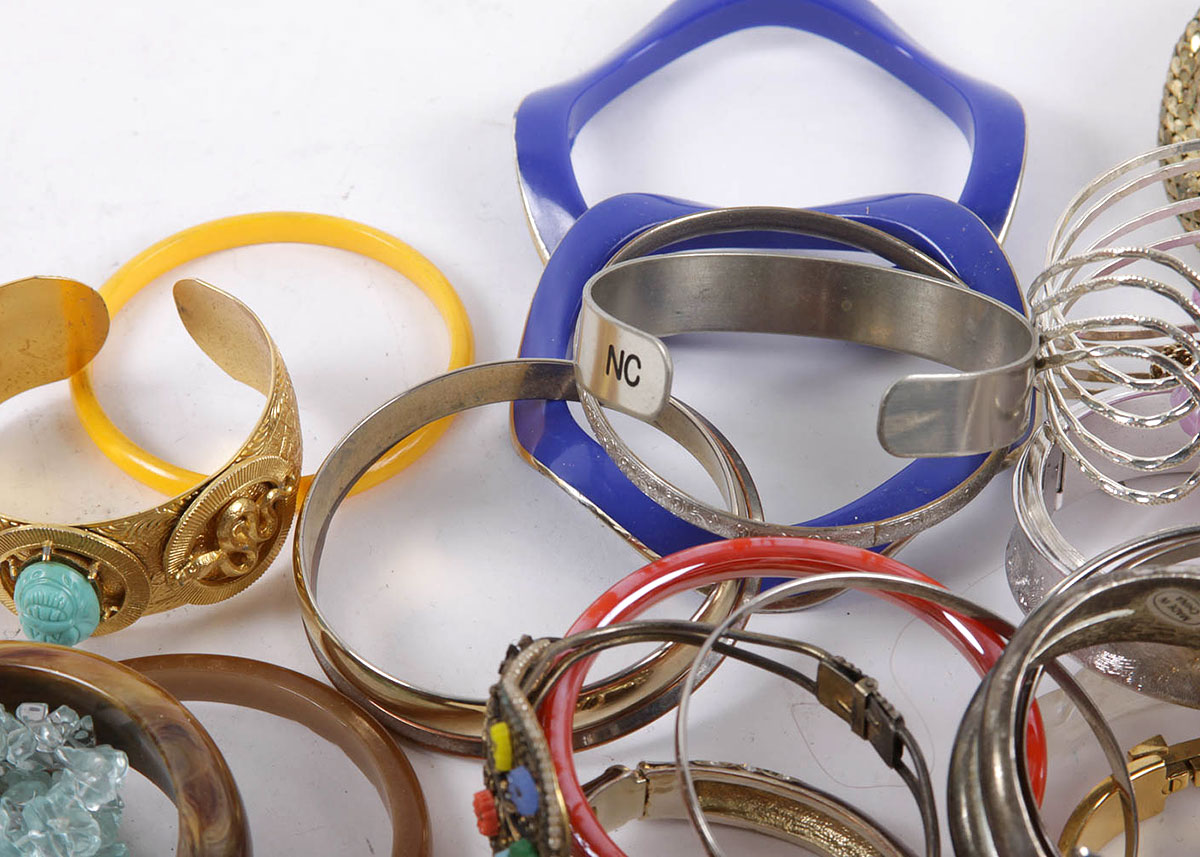 Assortment of Costume Jewelry Bracelets