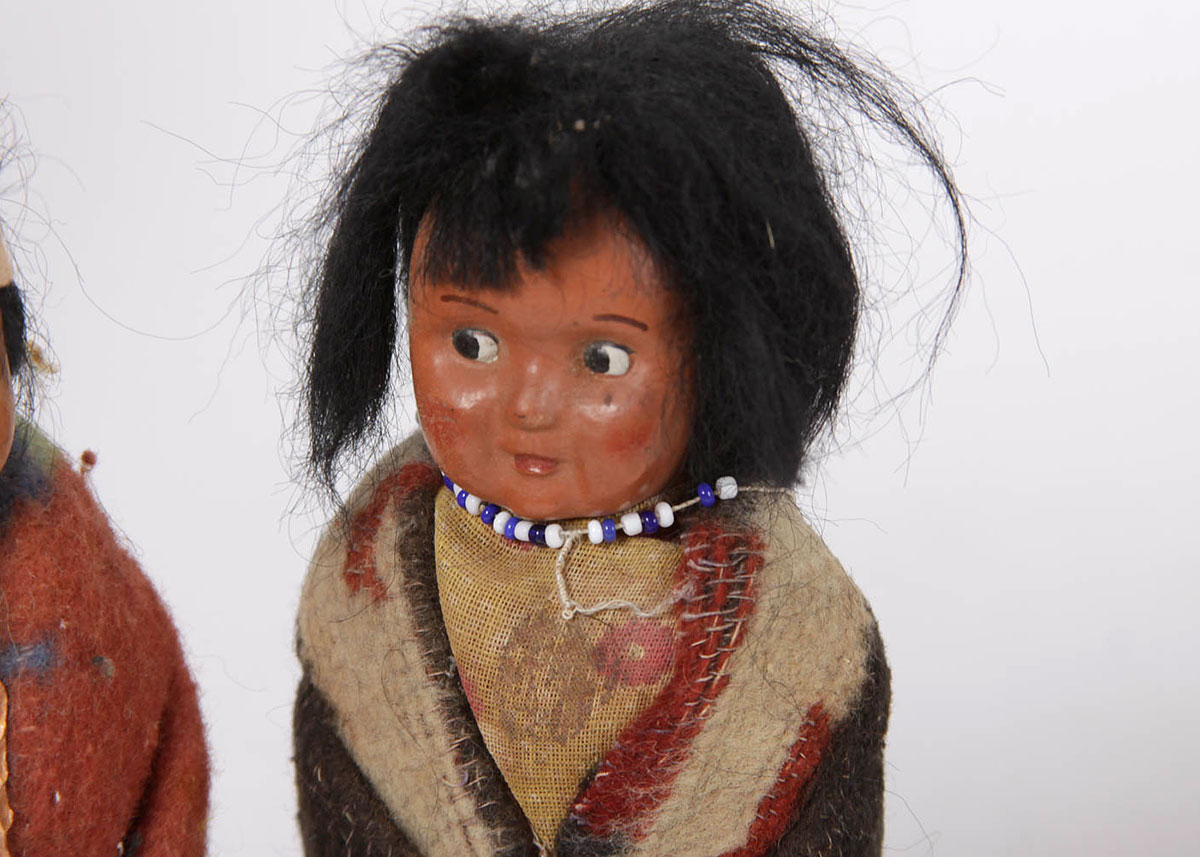 Collection of Skookum Native American Dolls