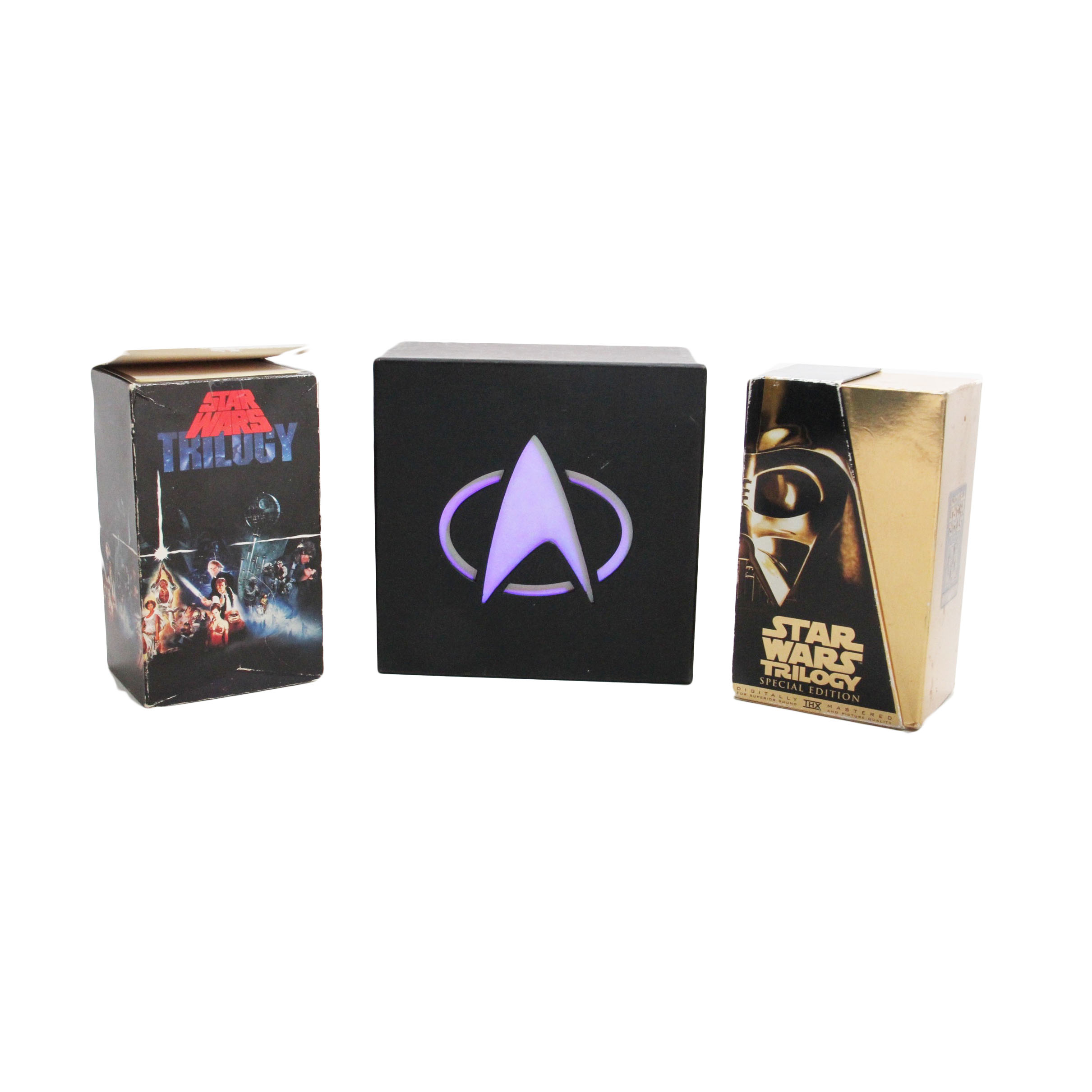 "Star Wars" and "Star Trek" VHS Box Sets
