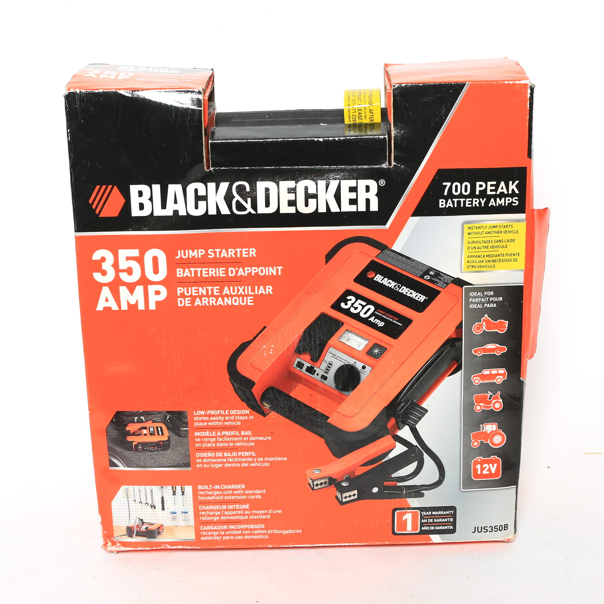 Black & decker 350 store amp jump starter
