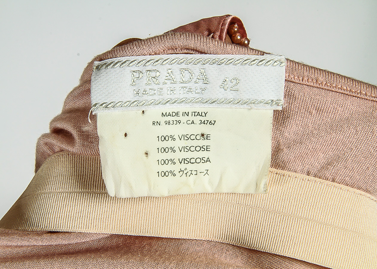 Prada Jersey Racerback Beaded Top