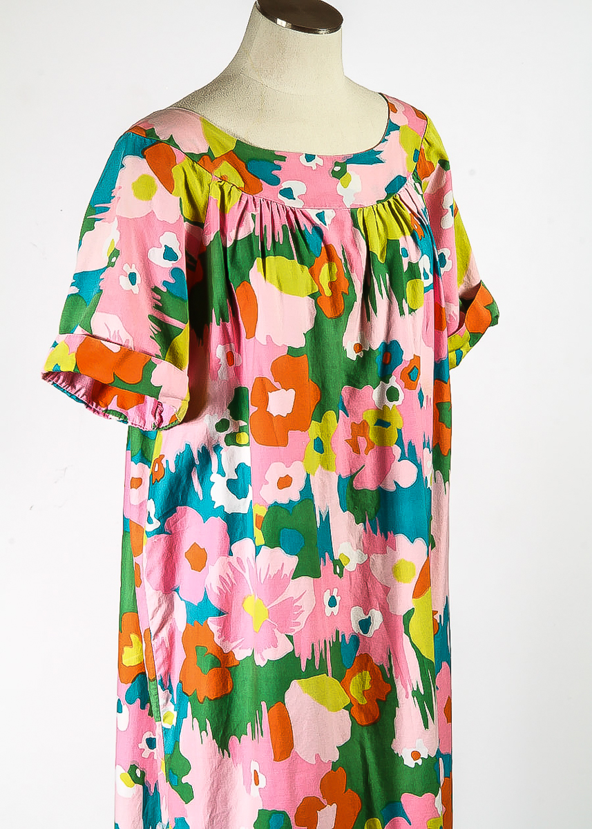 Three Vintage Hawaiian Style Muu Muus