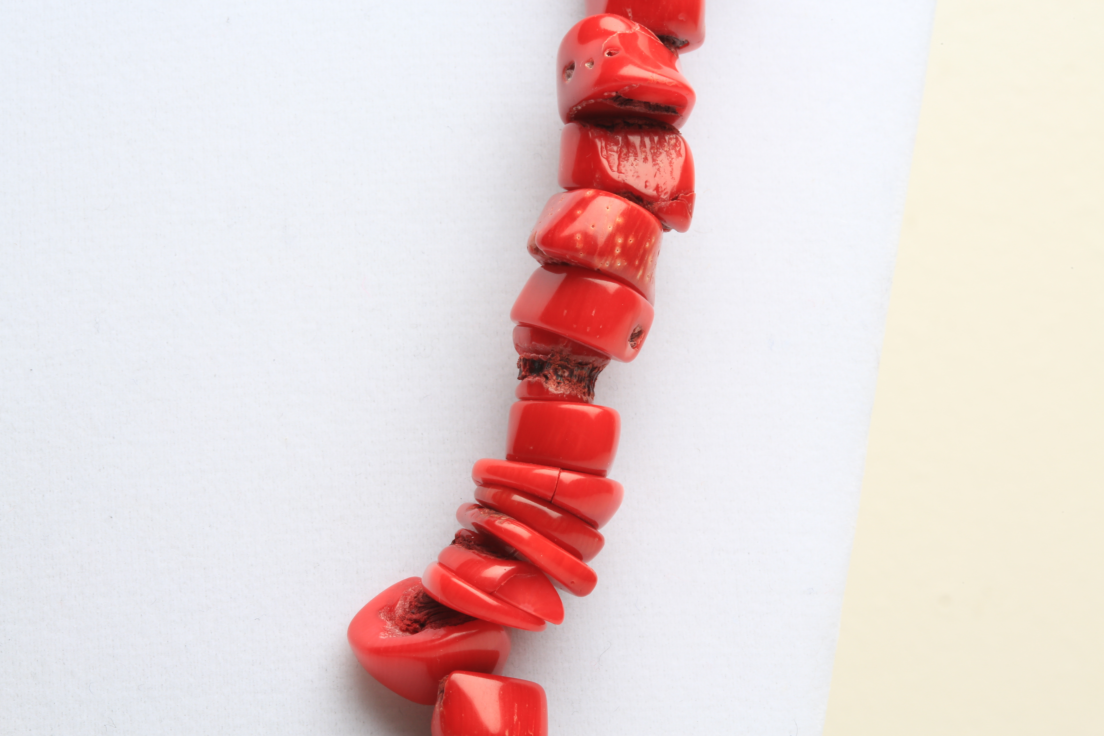 Sterling Silver and Coral Necklace