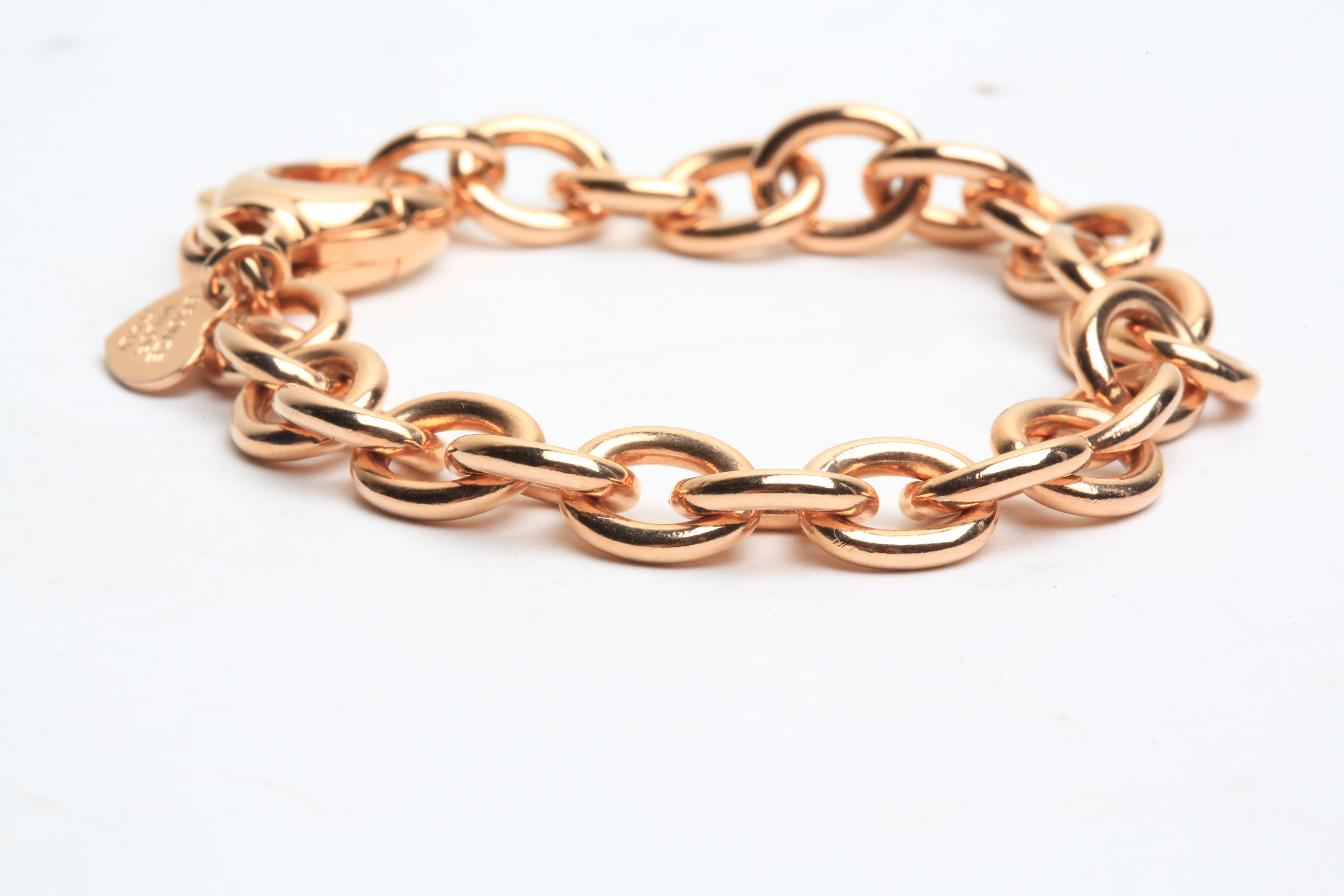 Pair of Rosestone Bronze Bracelets by Bronzo Italia