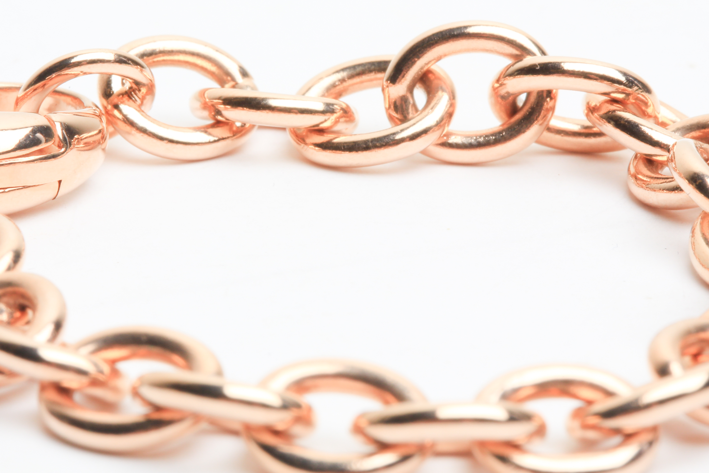 Pair of Rosestone Bronze Bracelets by Bronzo Italia