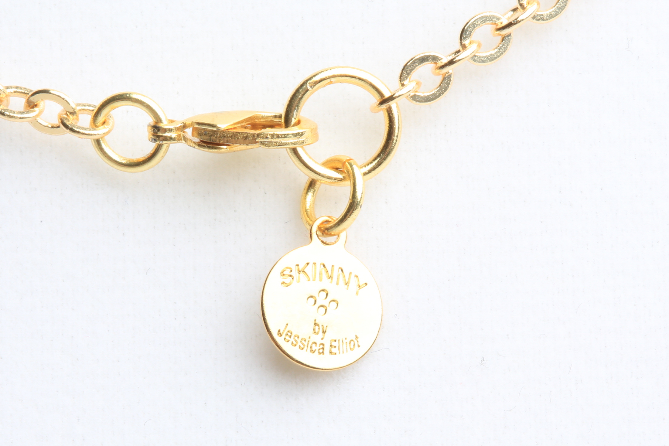 Gold Plated Necklace with Dyed Howlite Spikes