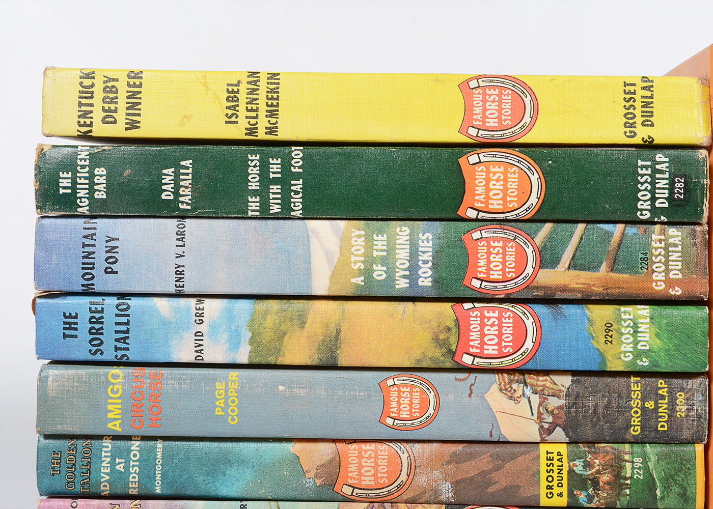 Collection of Vintage "Famous Horse Stories" Books