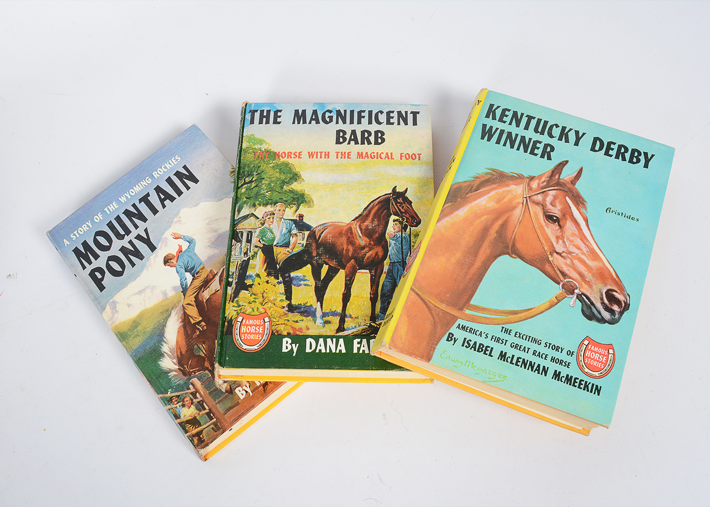 Collection of Vintage "Famous Horse Stories" Books