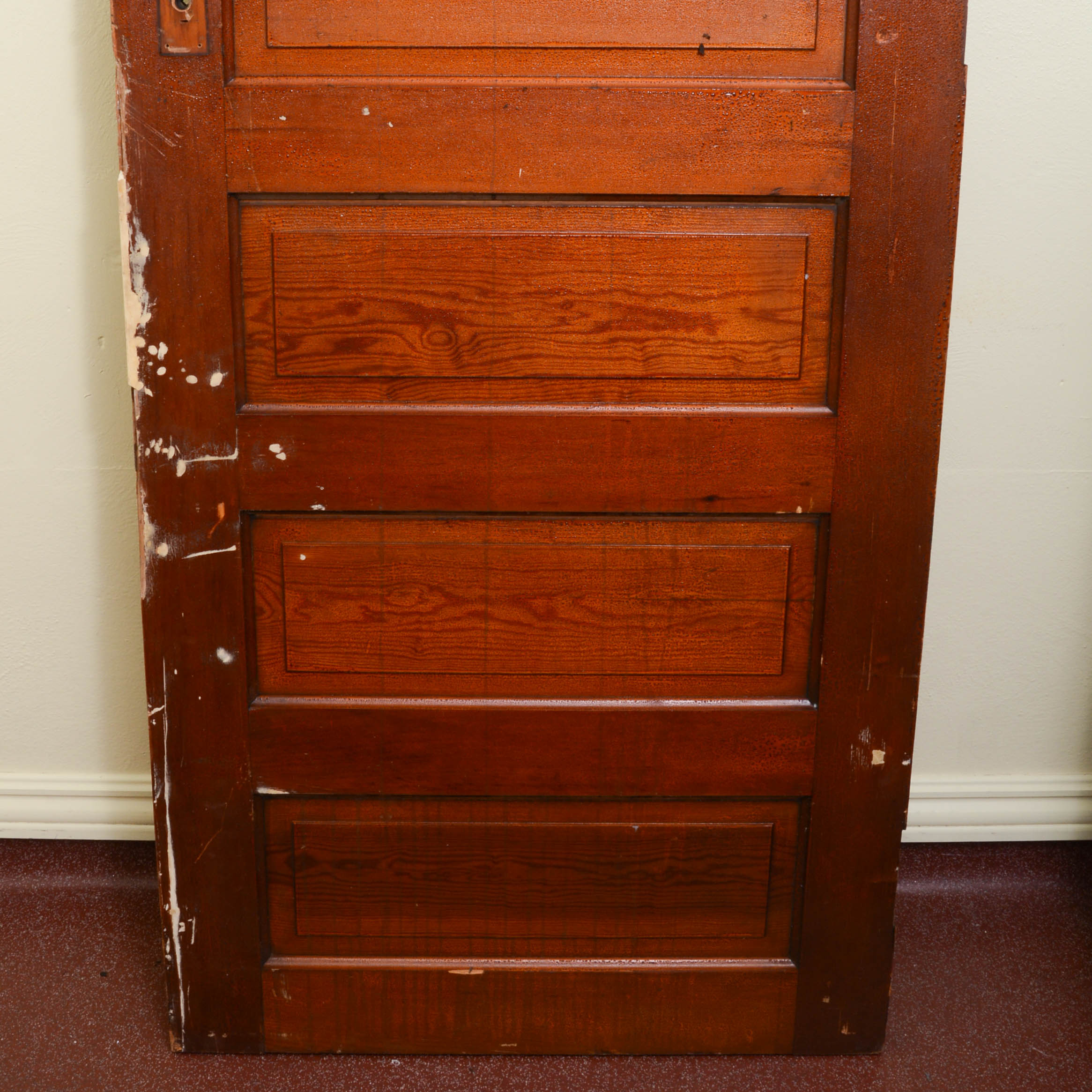 Vintage Six Panel Solid Wood Door