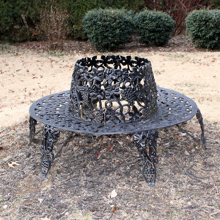 Cast Iron Circular Tree Bench