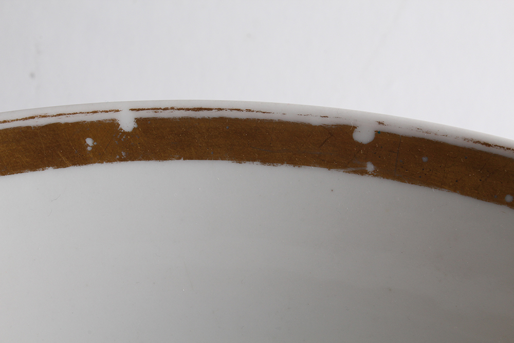 Haviland White China Serving Pieces with Gold Trim